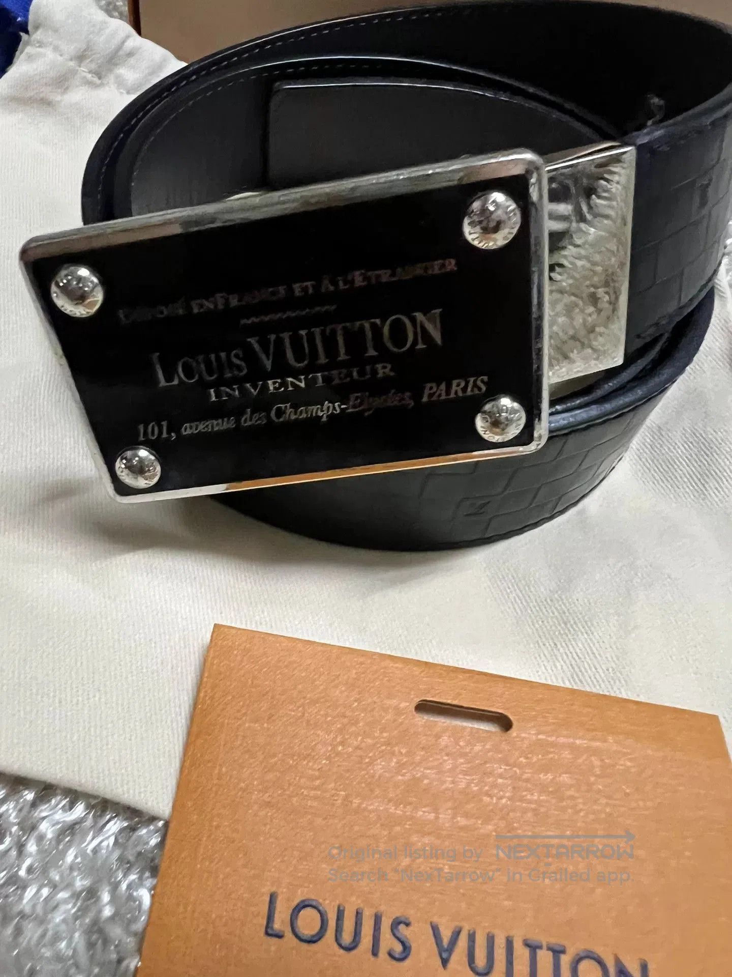 Louis Vuitton Louis Vuitton Men's Reversible Belt. Size ONE SIZE - 2 Thumbnail