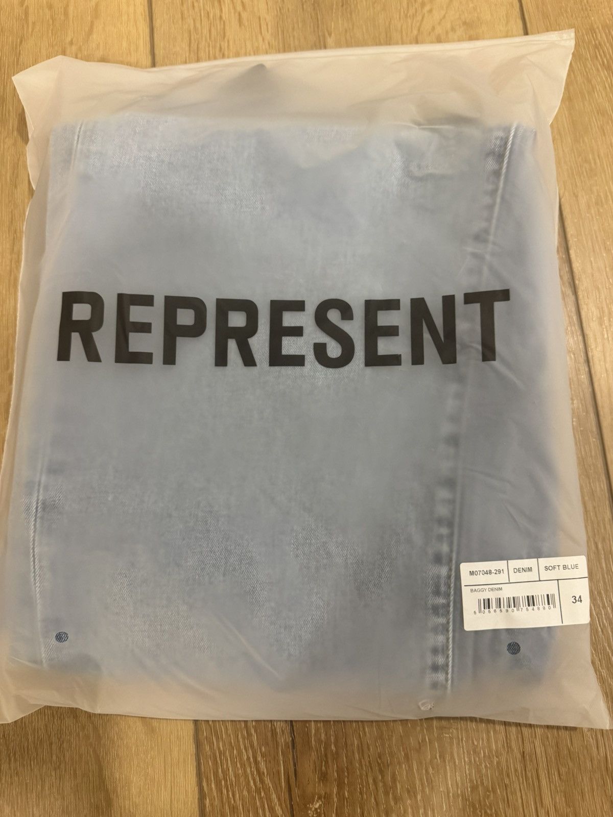 Represent Clo. Represent - Baggy Denim - Soft Blue Size US 34 / EU 50 - 4 Thumbnail