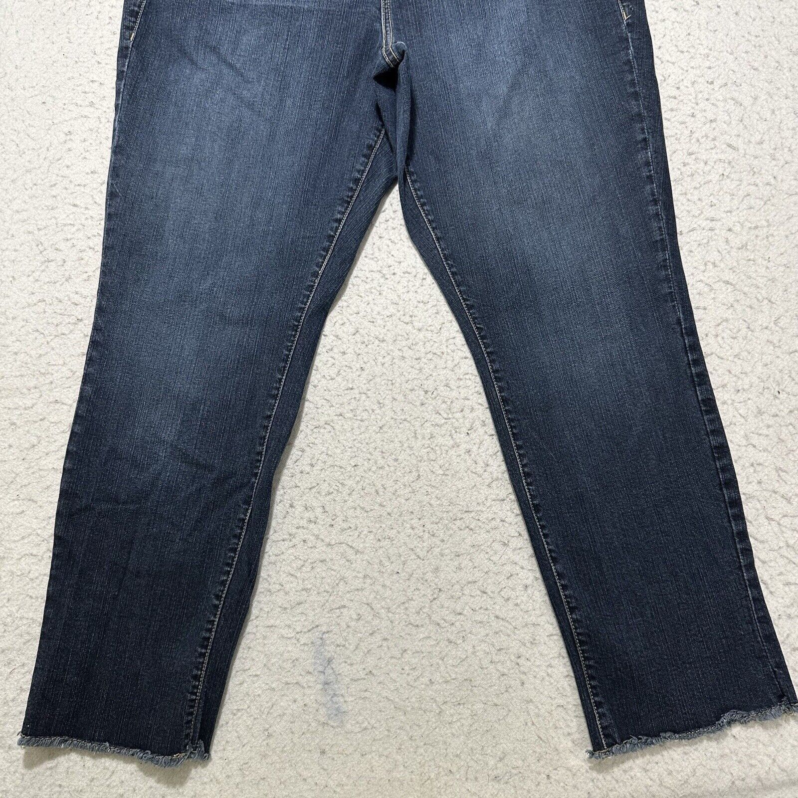Other Torrid Denim 16 Skinny Leg Jean Navy Blue Distress Mid Rise Size 38" / US 16 / IT 52 - 3 Thumbnail