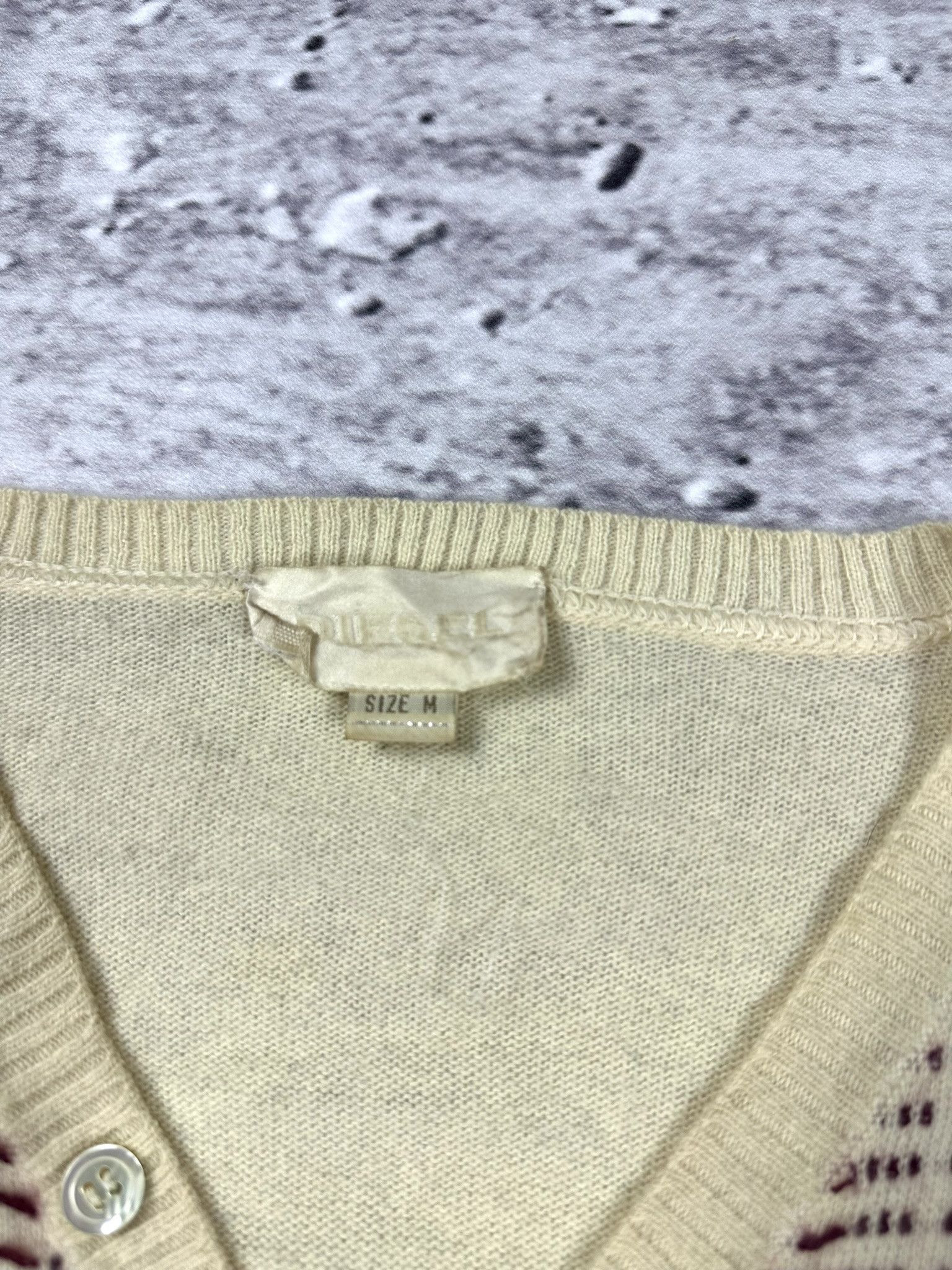 Diesel × Vintage Vintage Diesel wool sweater jumper y2k Size US L / EU 52-54 / 3 - 4 Thumbnail
