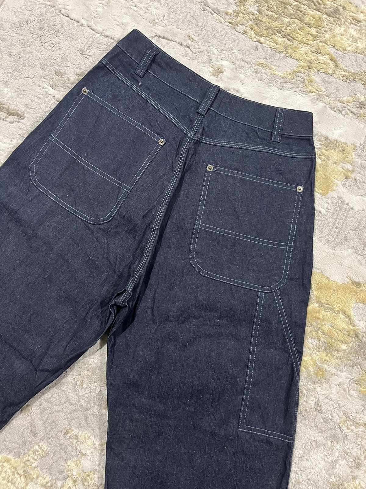 Fubu × JNCO Y2K JNCO Style Dark Blue Indigo Baggy Jorts Jeans Denim Size 26" / US 2 / IT 38 - 2 Thumbnail