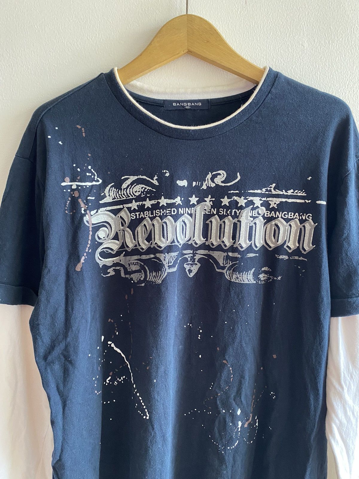 Hysteric Glamour × If Six Was Nine × Le Grande Bleu (L.G.B.) Japanese Poem Double Layer Rock Ifsixwasnine Lgb Style Size US L / EU 52-54 / 3 - 2 Thumbnail