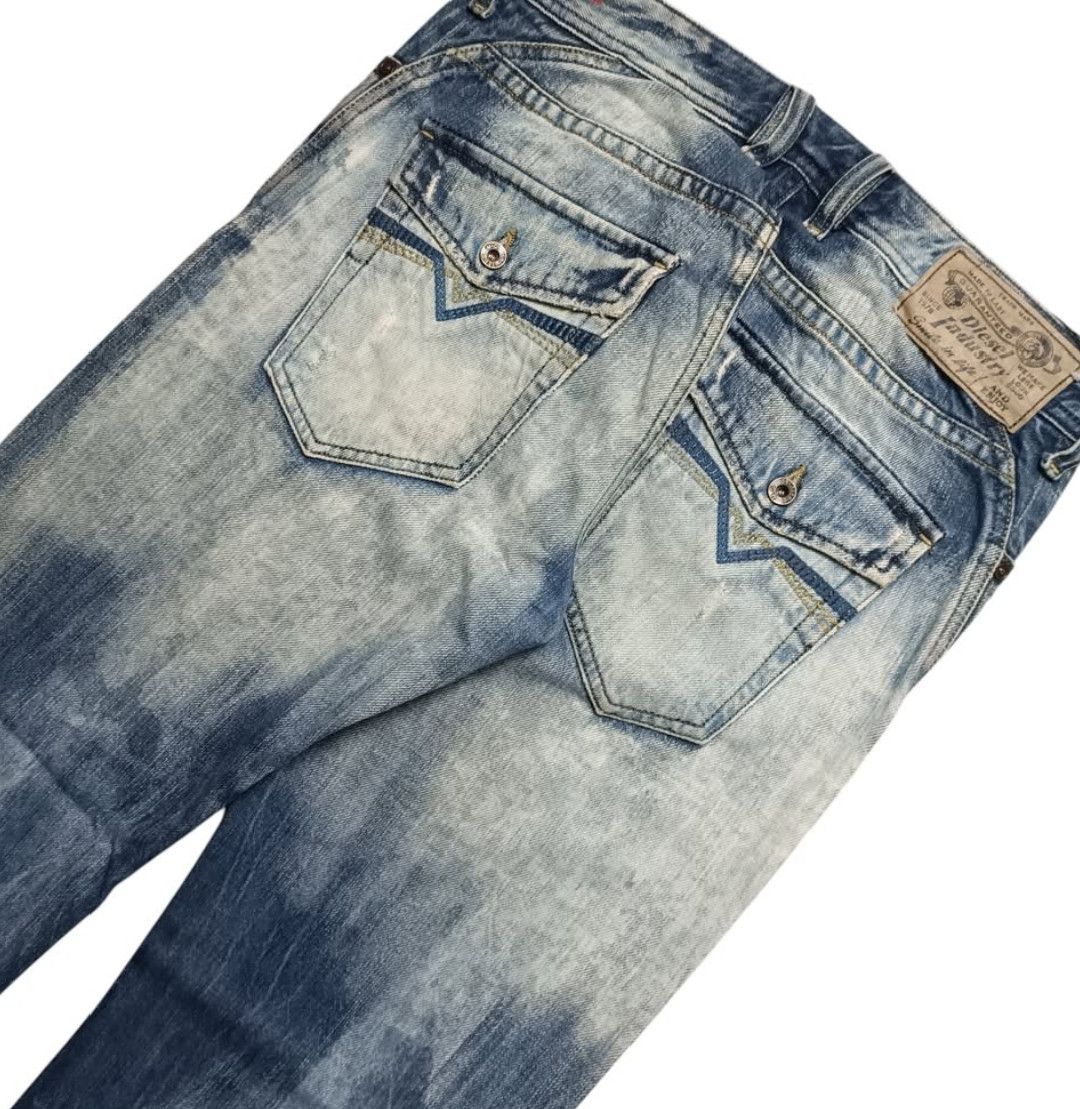 Beauty Beast × Hysteric Glamour × Japanese Brand 2000's Diesel bootcut jeans bluewaah Size US 30 / EU 46 - 3 Thumbnail