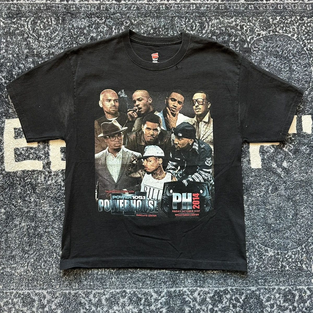 Other Power 105.1 Radio Graphic T-Shirt Medium J Cole Chris Brown Size US S / EU 44-46 / 1 - 1 Thumbnail