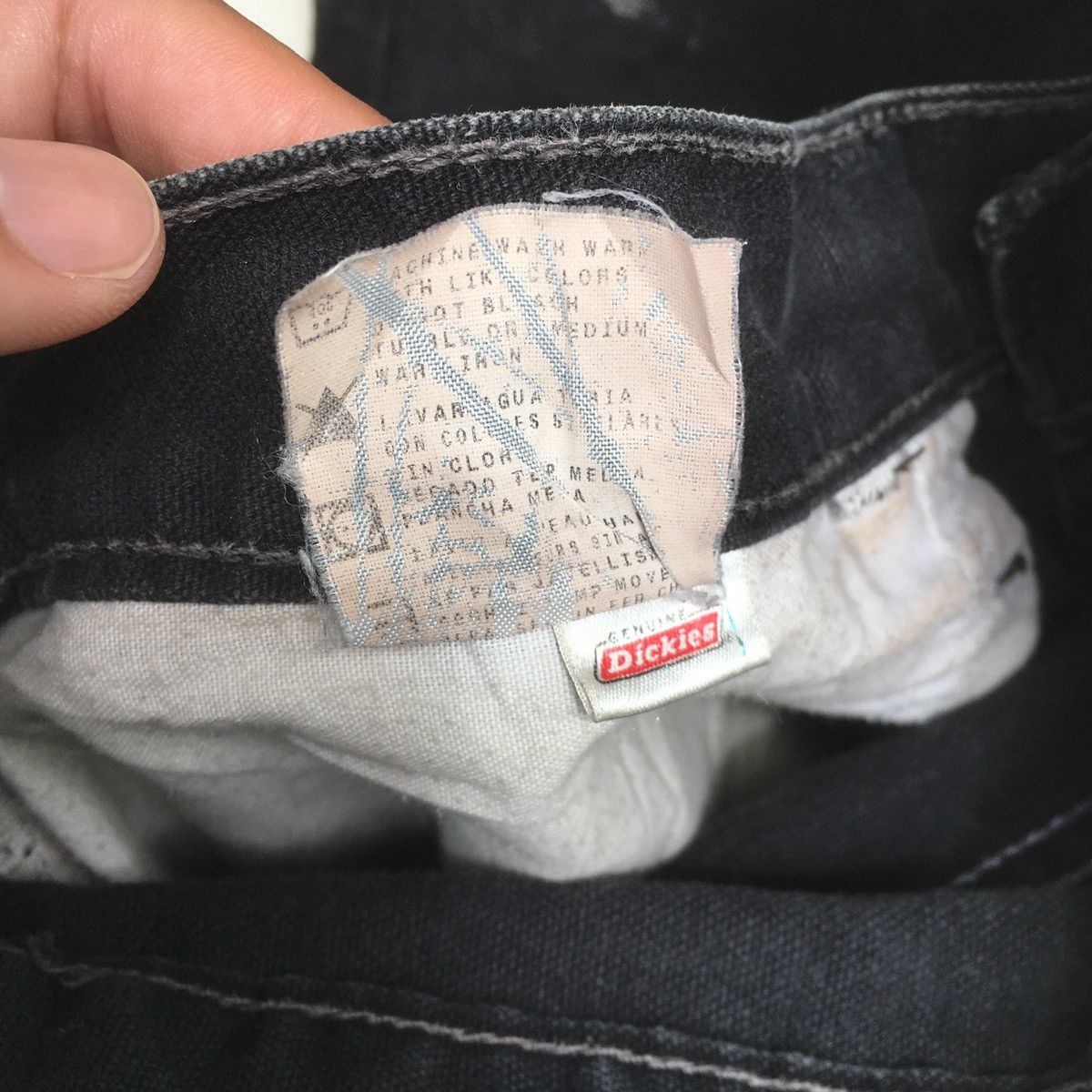 Dickies × Vintage SUN FADED VINTAGE DICKIES DISTRESSED CARPENTER JORTS Size US 35 - 12 Thumbnail
