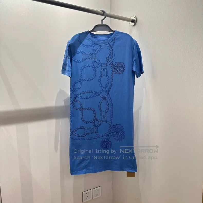 Hermes Hermes Rope Printed Pattern Dress Size XXS / US 00 / IT 34 - 1 Thumbnail
