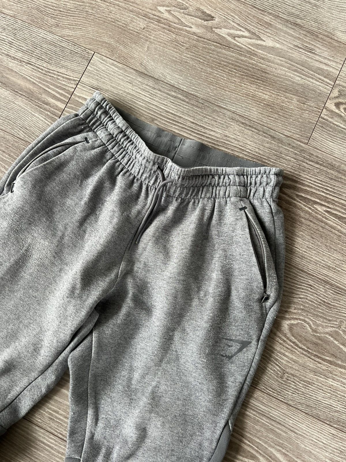 Gymshark Gymshark Onyx Pro Cotton David Laid Gray Joggers Size US 31 - 6 Thumbnail