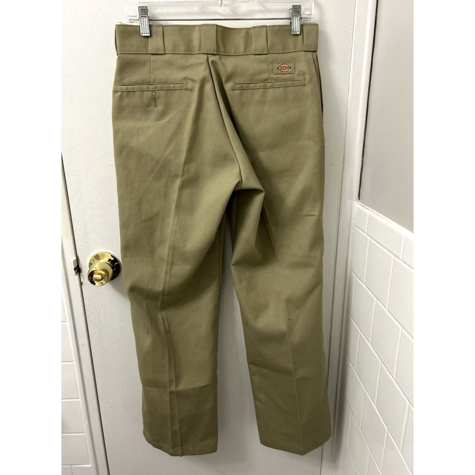 Dickies Dickies 874 Original Fit Work Pants Mens 30x29 Khaki Tan Beige NWT Trousers Polyester Khaki Twill Pants Mens Size US 30 / EU 46 - 6 Thumbnail
