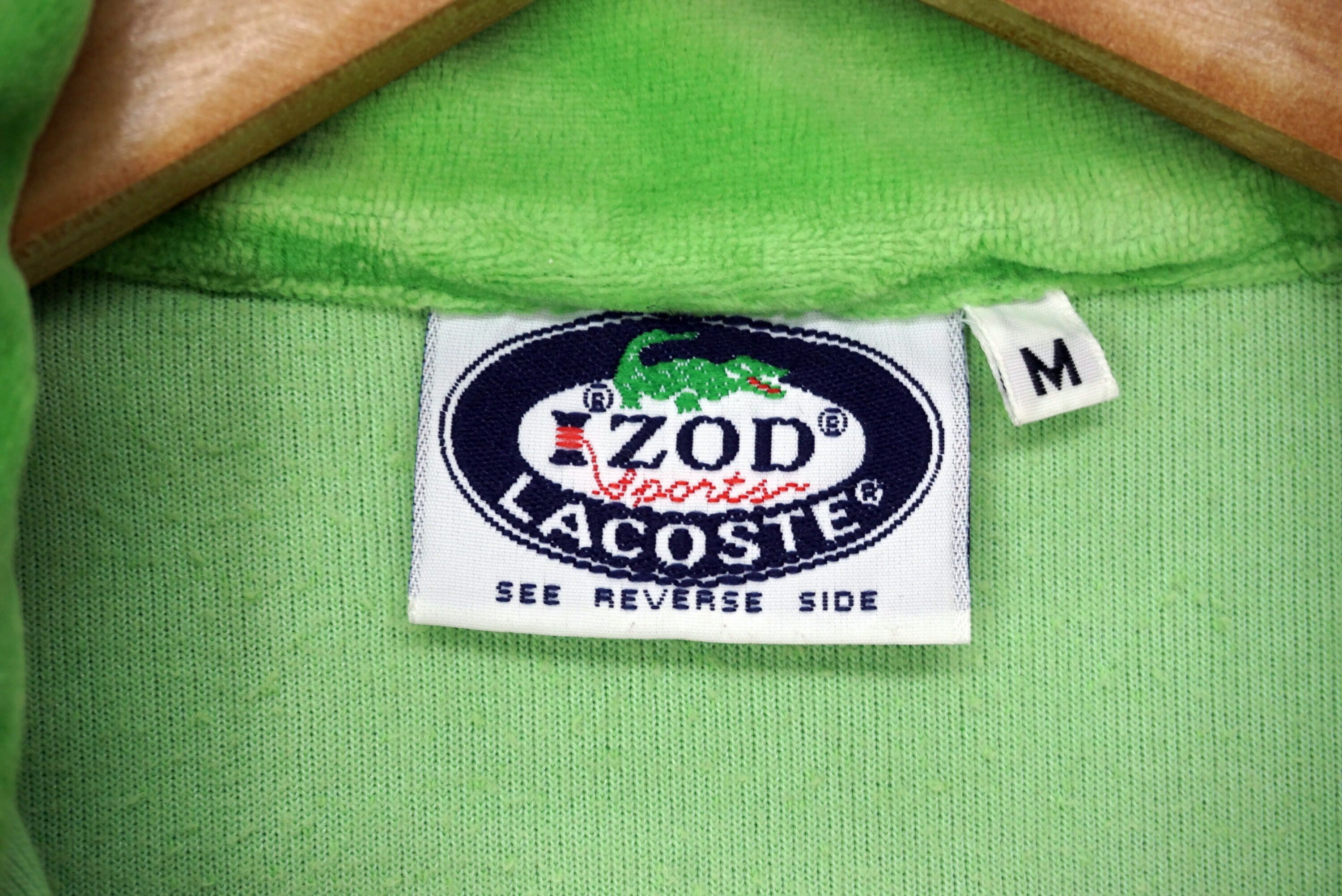 Lacoste Izod Lacoste Union Made Tennis Velvet Jacket Made in USA Size M / US 6-8 / IT 42-44 - 12 Thumbnail