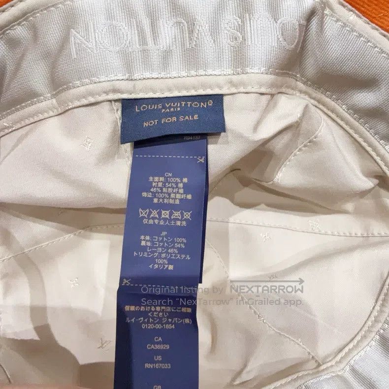 Louis Vuitton Louis Vuitton Ribbed cap Size ONE SIZE - 6 Thumbnail