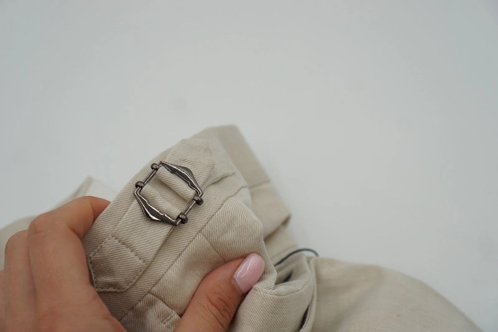 Suitsupply Men Suitsupply Pants Beige Linen & Cotton Brescia UK/US50 Size 50R - 4 Thumbnail
