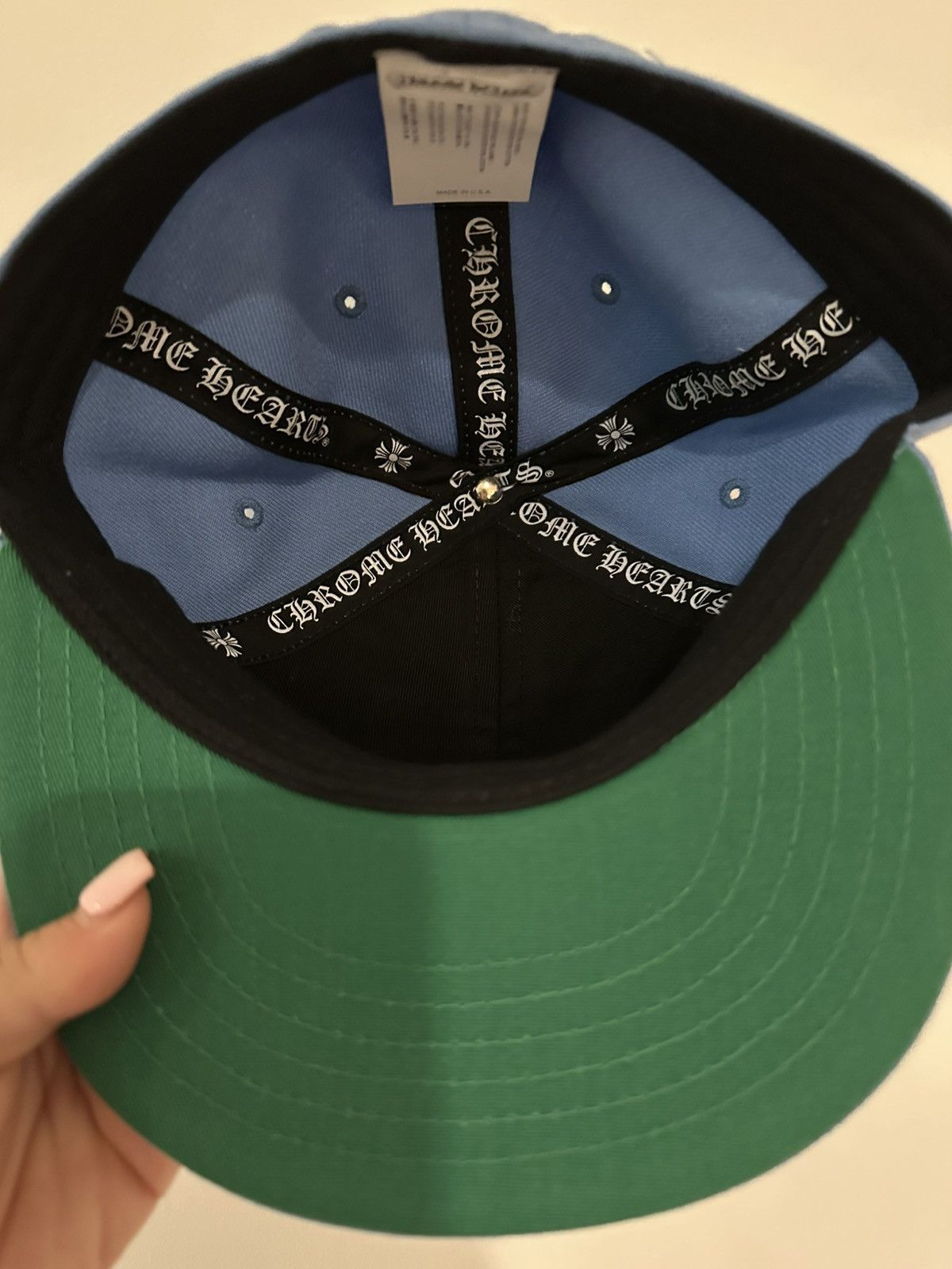 Chrome Hearts RARE Chrome Hearts Heart Embroidered Hat Size ONE SIZE - 7 Thumbnail
