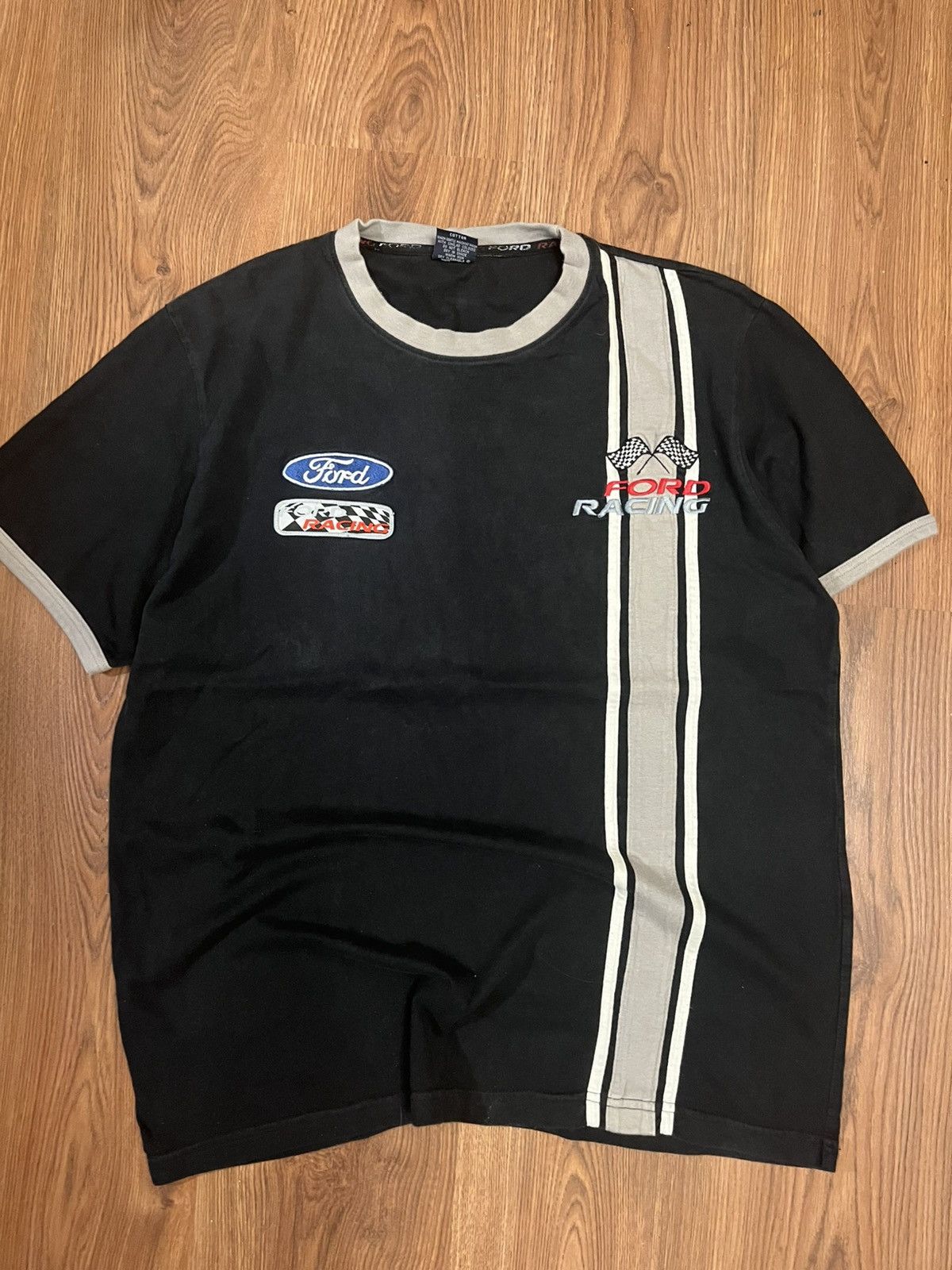 Ford Vintage faded ford racing logo graphic racer tee Size US L / EU 52-54 / 3 - 4 Thumbnail