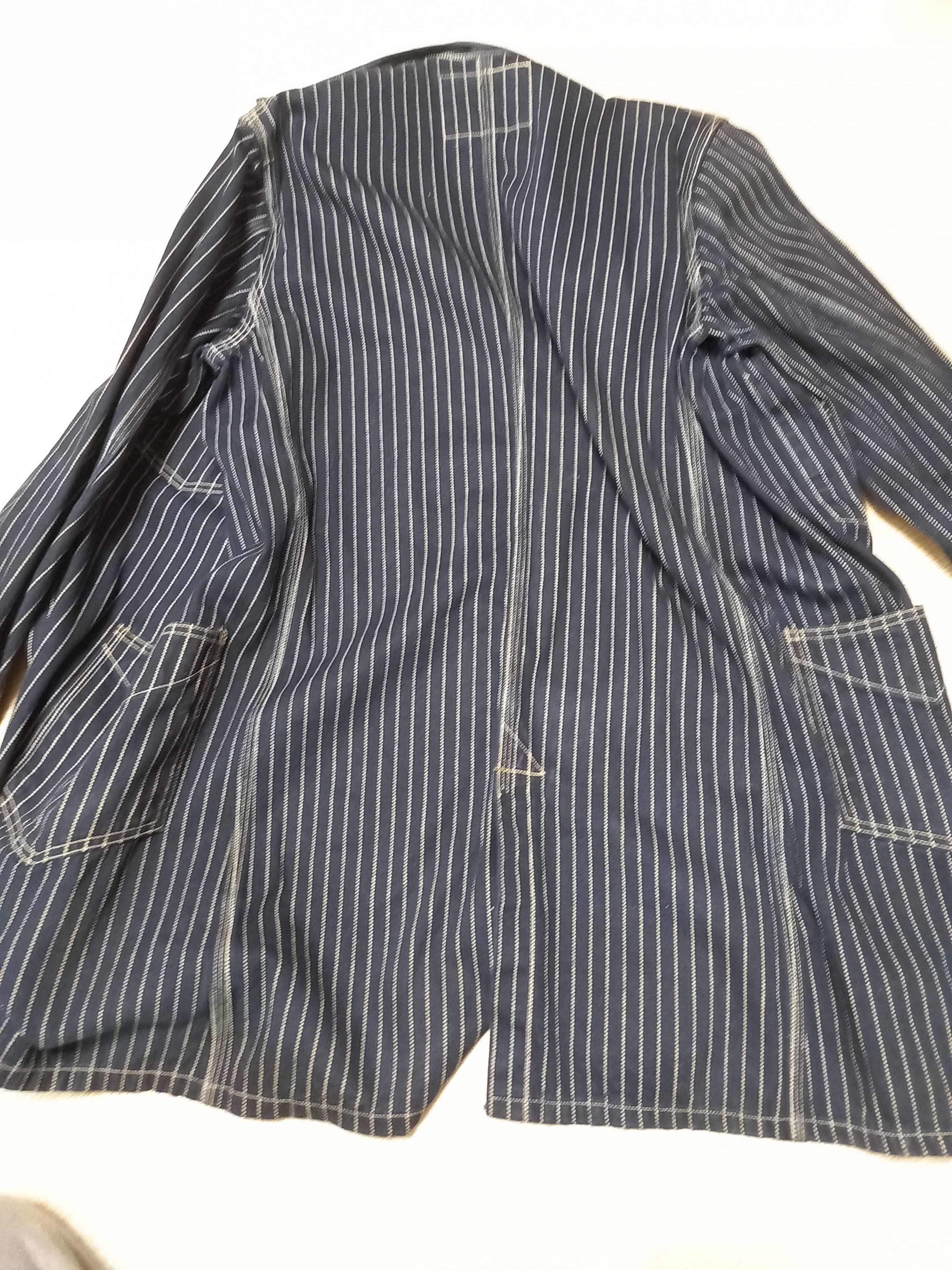 Sugar Cane Toyo Enterprise Sugar Cane Wabash Stripe Jacket Indigo Size US L / EU 52-54 / 3 - 9 Thumbnail