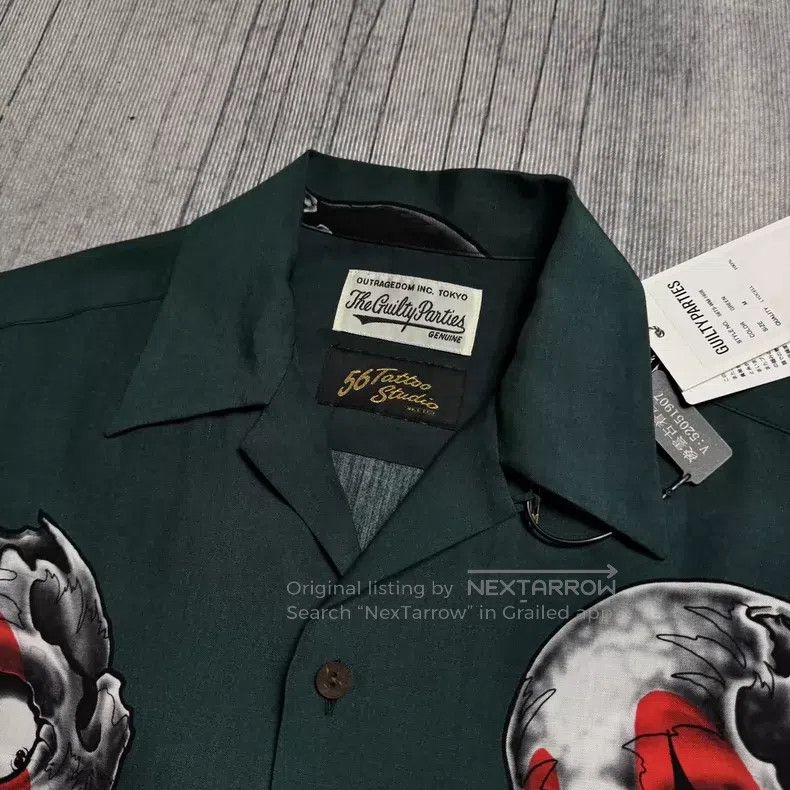 Wacko Maria Wacko Maria 22SS Heavenly Tokyo Skull Head Hawaiian Short Size US M / EU 48-50 / 2 - 4 Thumbnail