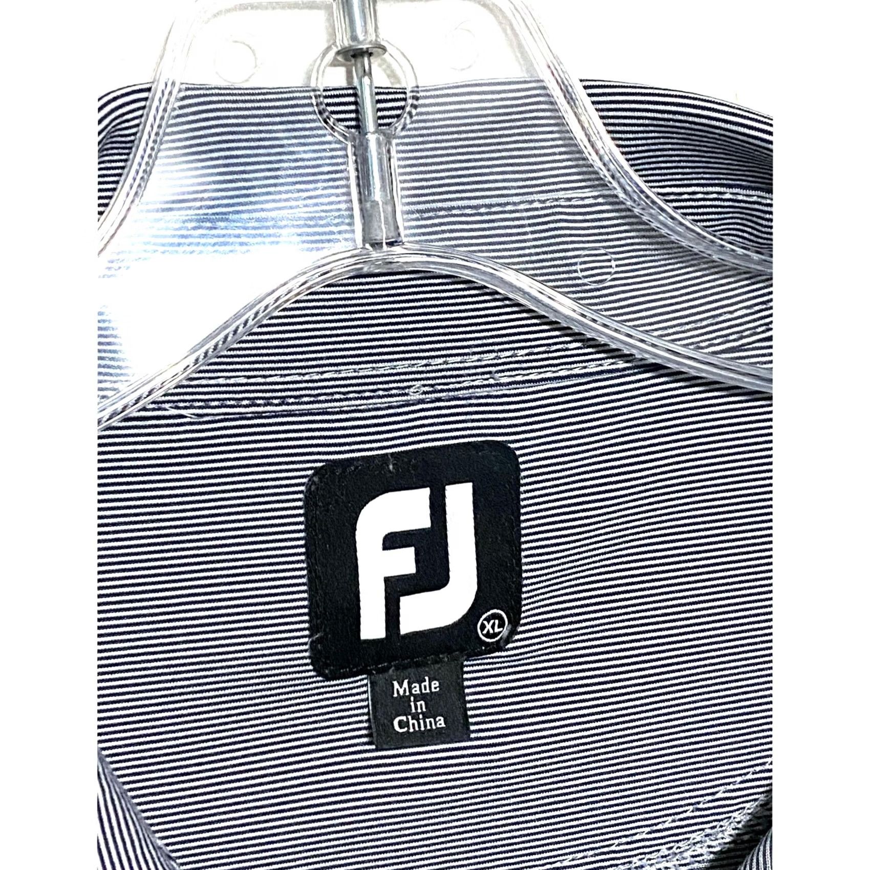Footjoy FootJoy Polo Shirt Mens XL Green Colorblock Short Sleeve Golf Performance All Seasons Stretch Size US XL / EU 56 / 4 - 5 Thumbnail