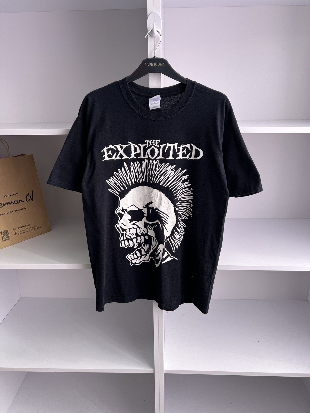 Band Tees × Vintage Vintage 2004 The Exploited T Shirt Black Skull Rock Punk Tee Size US L / EU 52-54 / 3 - 3 Thumbnail
