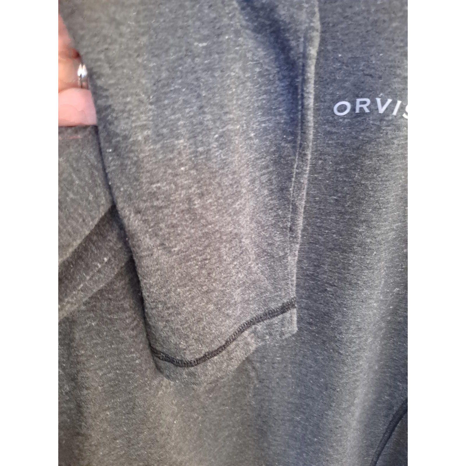 Orvis Orvis Gray Marled 1/4 Zip Long Sleeve Shirt Size Large Size US L / EU 52-54 / 3 - 4 Thumbnail