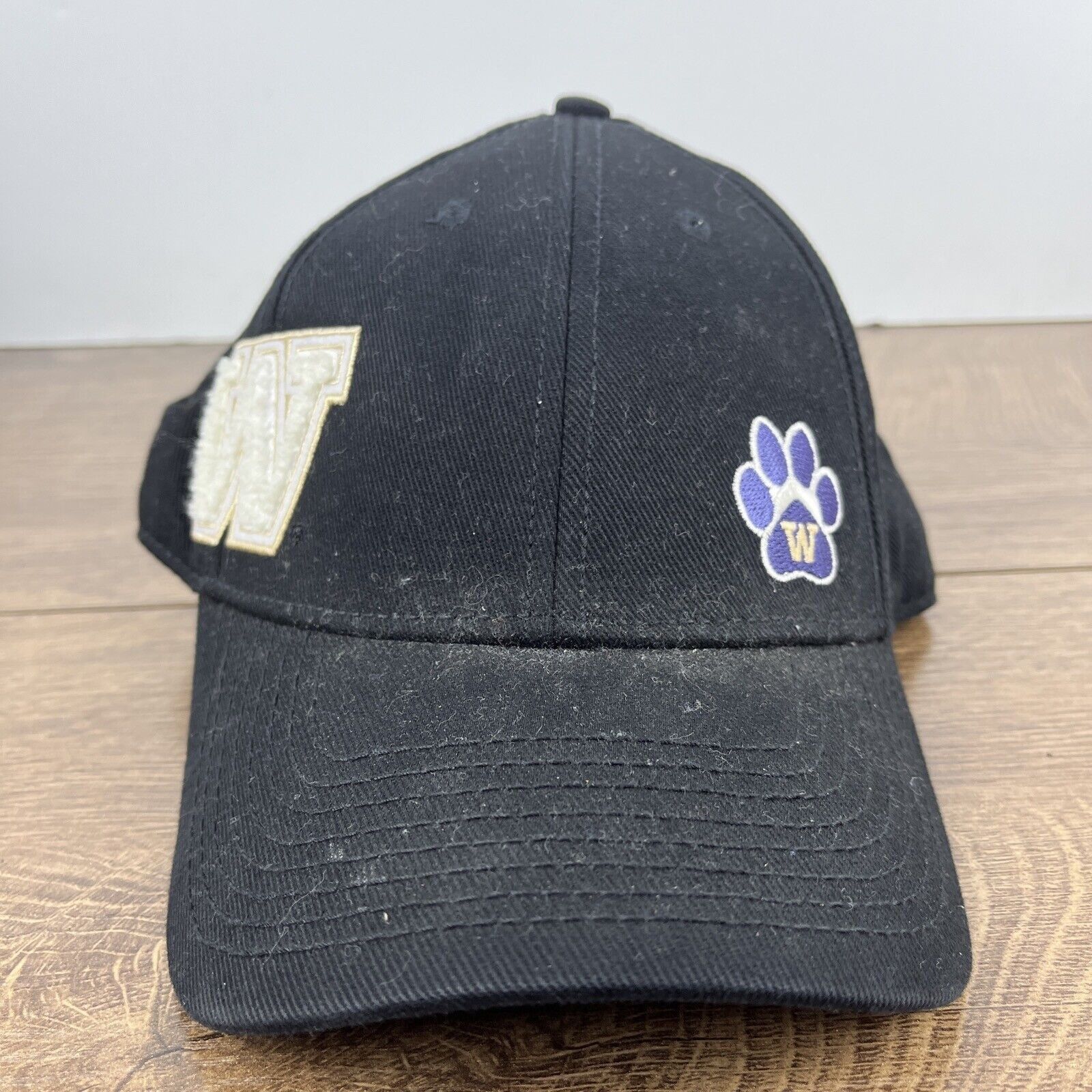 Other Washington Huskies Hat NCAA Huskies Black Hat Adjustable Adu Size ONE SIZE - 5 Thumbnail