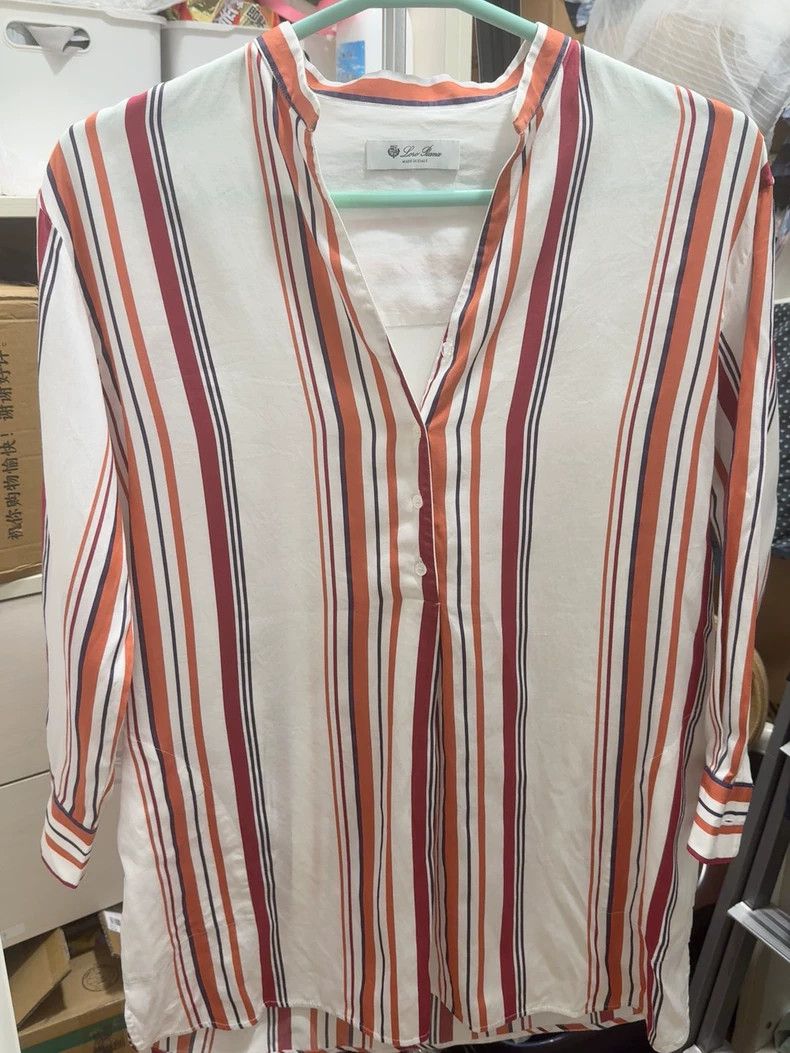 Loro Piana LORO PIANA Striped shirt Size S / US 4 / IT 40 - 1 Thumbnail