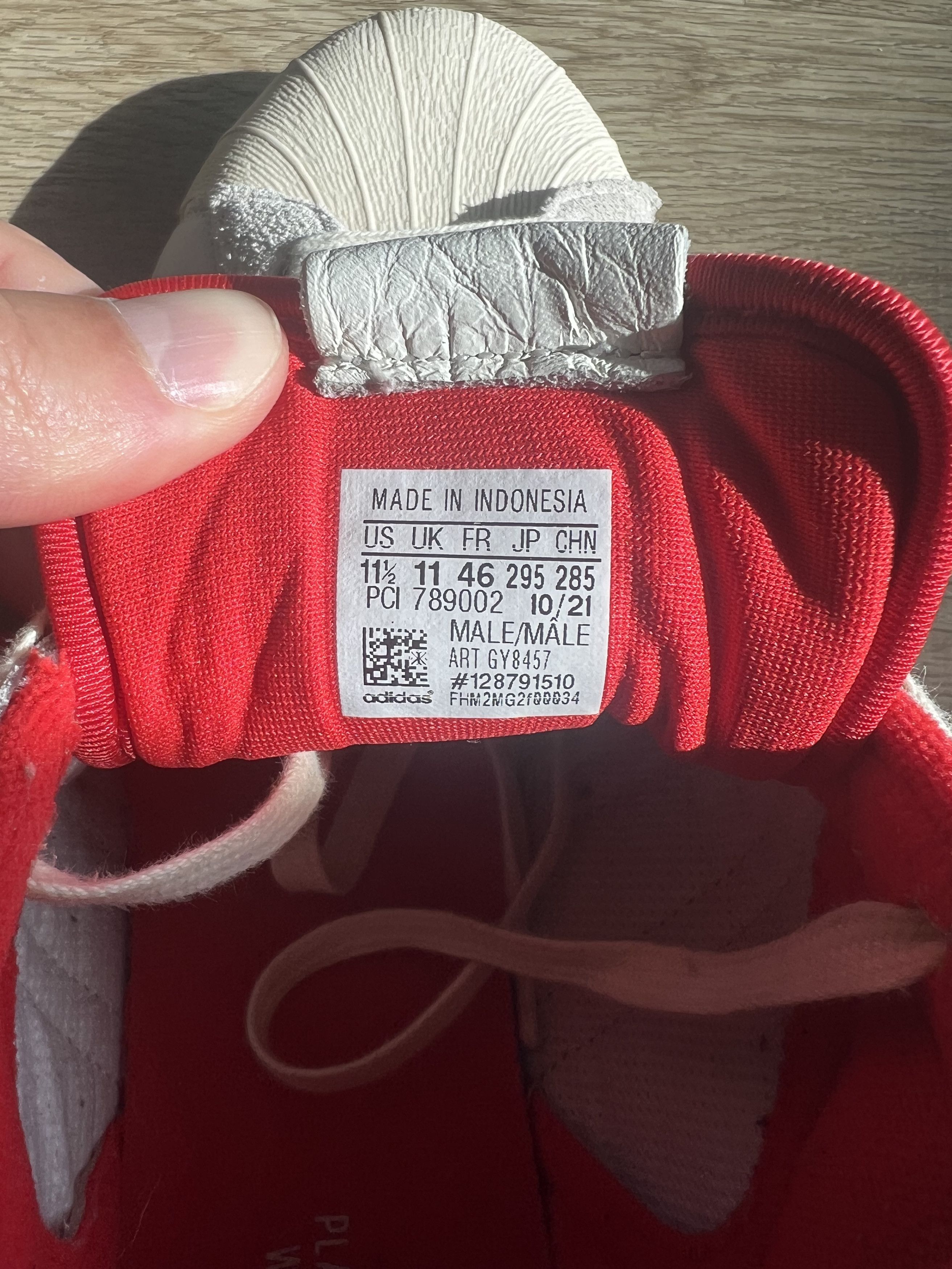 Adidas Adidas Superstar 82 'White Vivid Red' Size US 11.5 / EU 44-45 - 5 Thumbnail