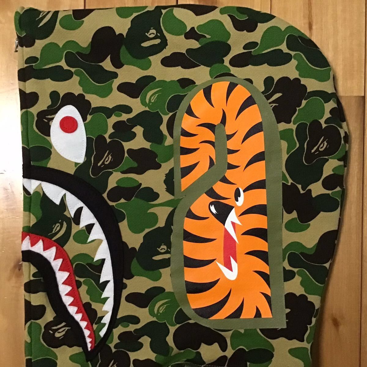 Bape BAPE ABC camo green shark full zip hoodie a bathing ape Size US XL / EU 56 / 4 - 5 Thumbnail
