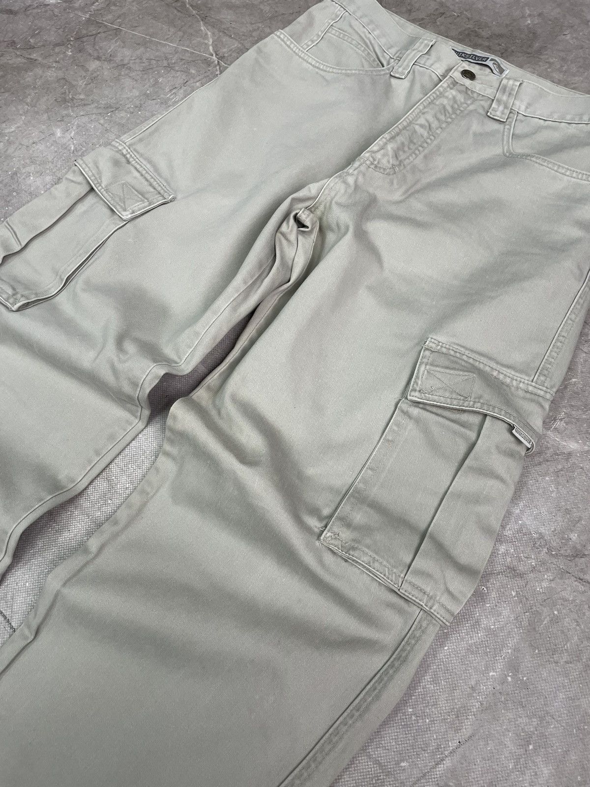 Quiksilver Surf style cargo carpenter retro pants Quiksilver USA y2k Size US 30 / EU 46 - 3 Thumbnail