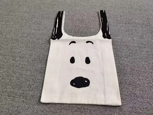 Japanese Brand Snoopy Peanuts Stay Real White Color Tote Bag Size ONE SIZE - 1 Thumbnail
