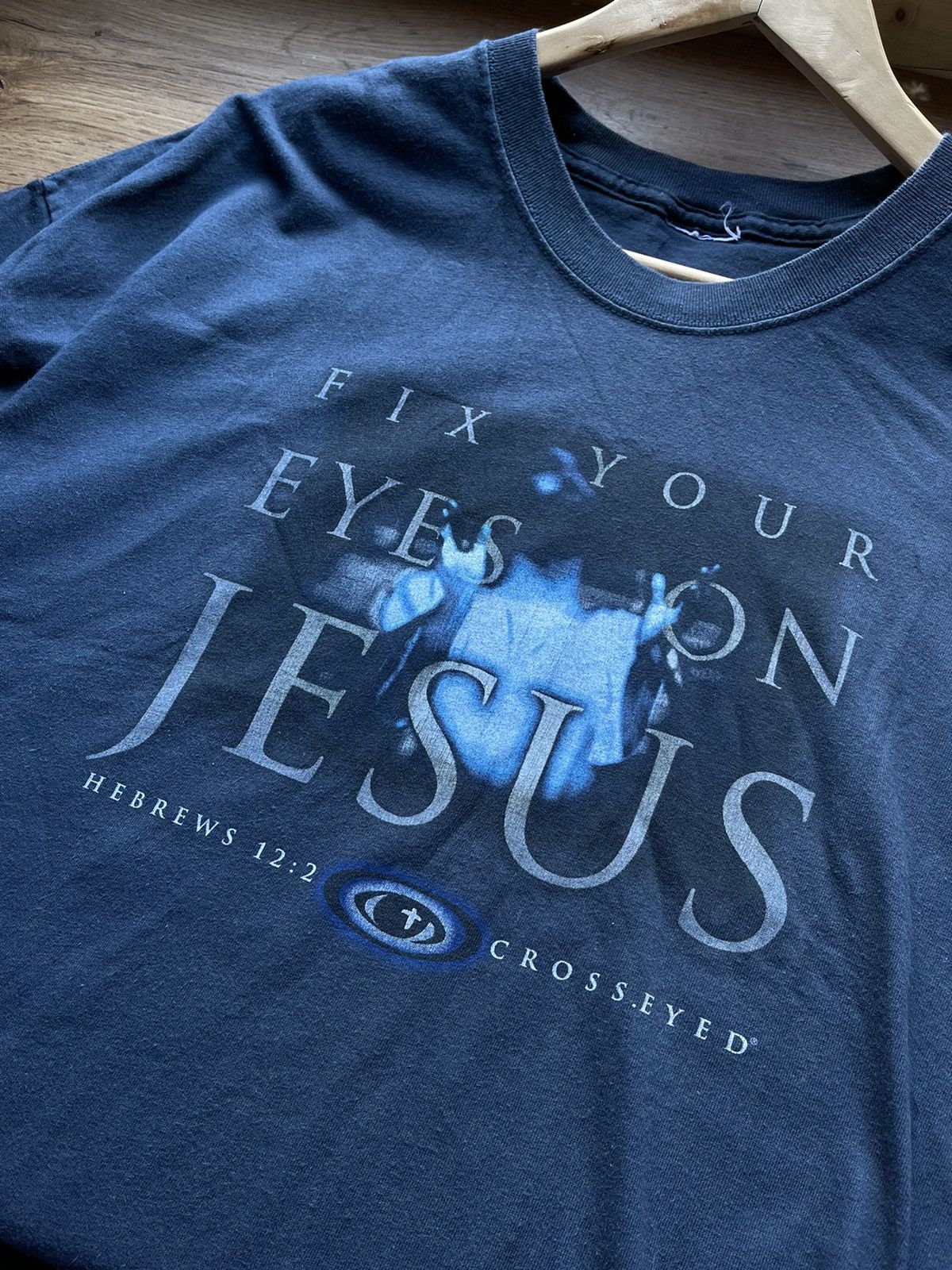 Band Tees 90’s Fix Your Eyes on Jesus Vintage t-shirt bible Kanye West Size US XL / EU 56 / 4 - 4 Thumbnail