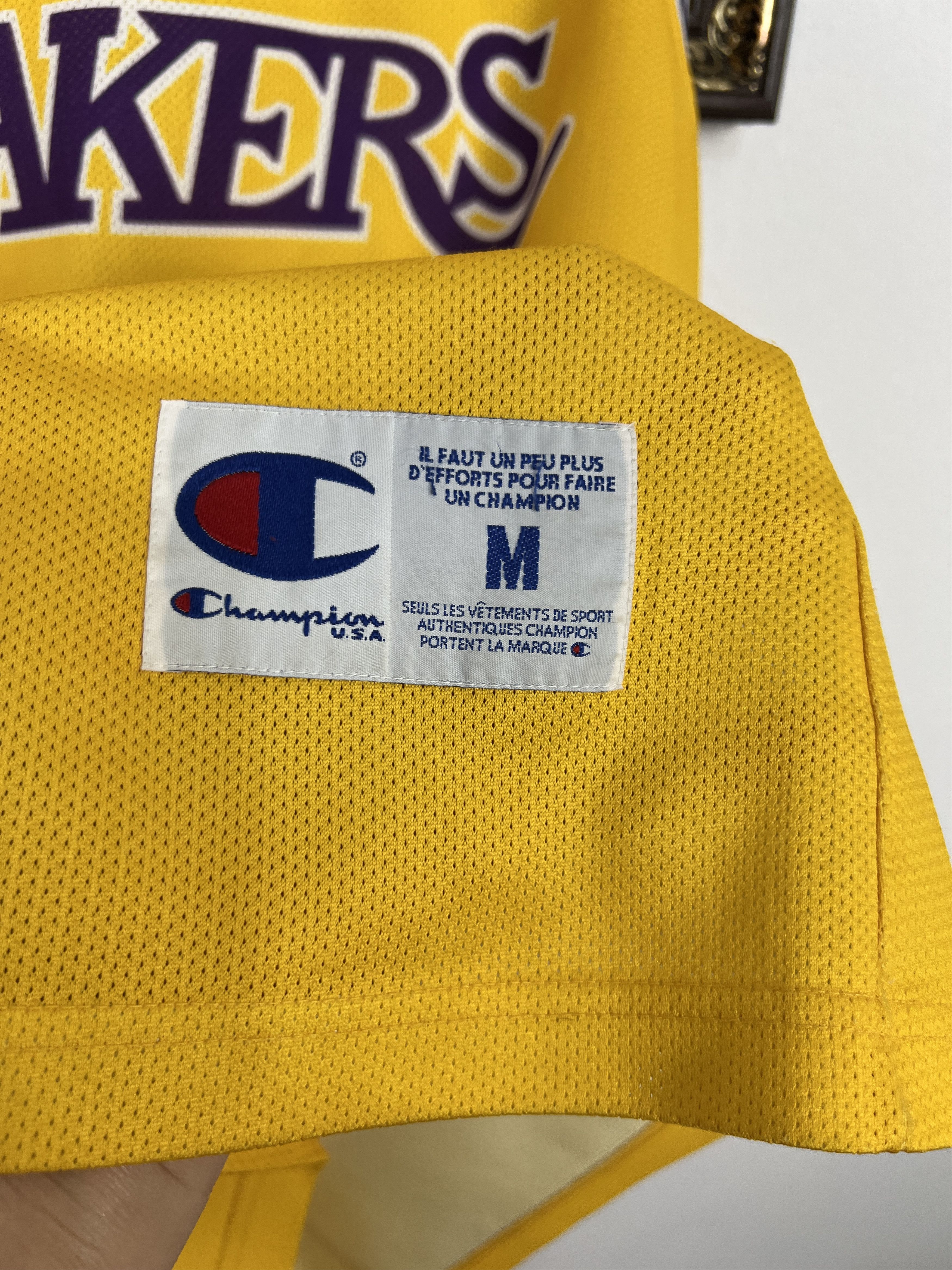 Champion Vintage Los Angeles Lakers NBA #8 Bryant GOAT Jersey Tee Size US M / EU 48-50 / 2 - 4 Thumbnail
