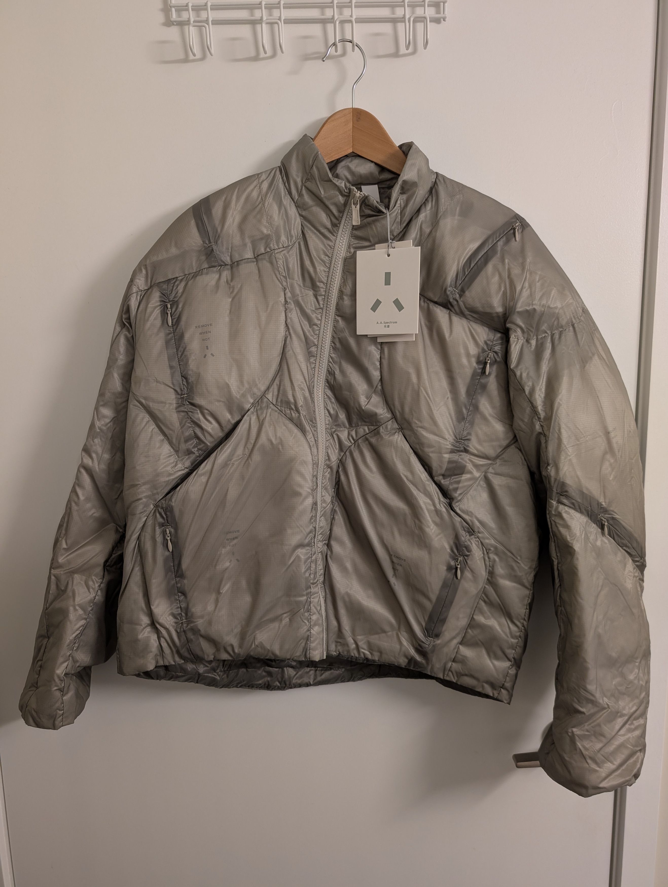 Grey Transfo Convertible Down Jacket