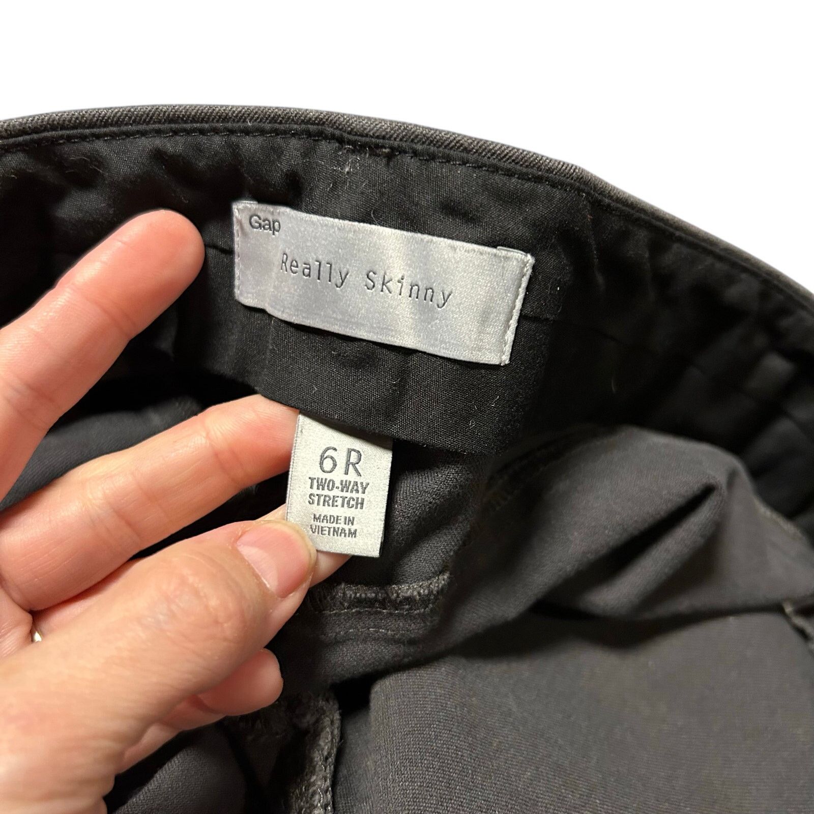 Gap Gap Really Skinny Black Stretch Ankle Pants 2011 6R Size 28" / US 6 / IT 42 - 3 Thumbnail