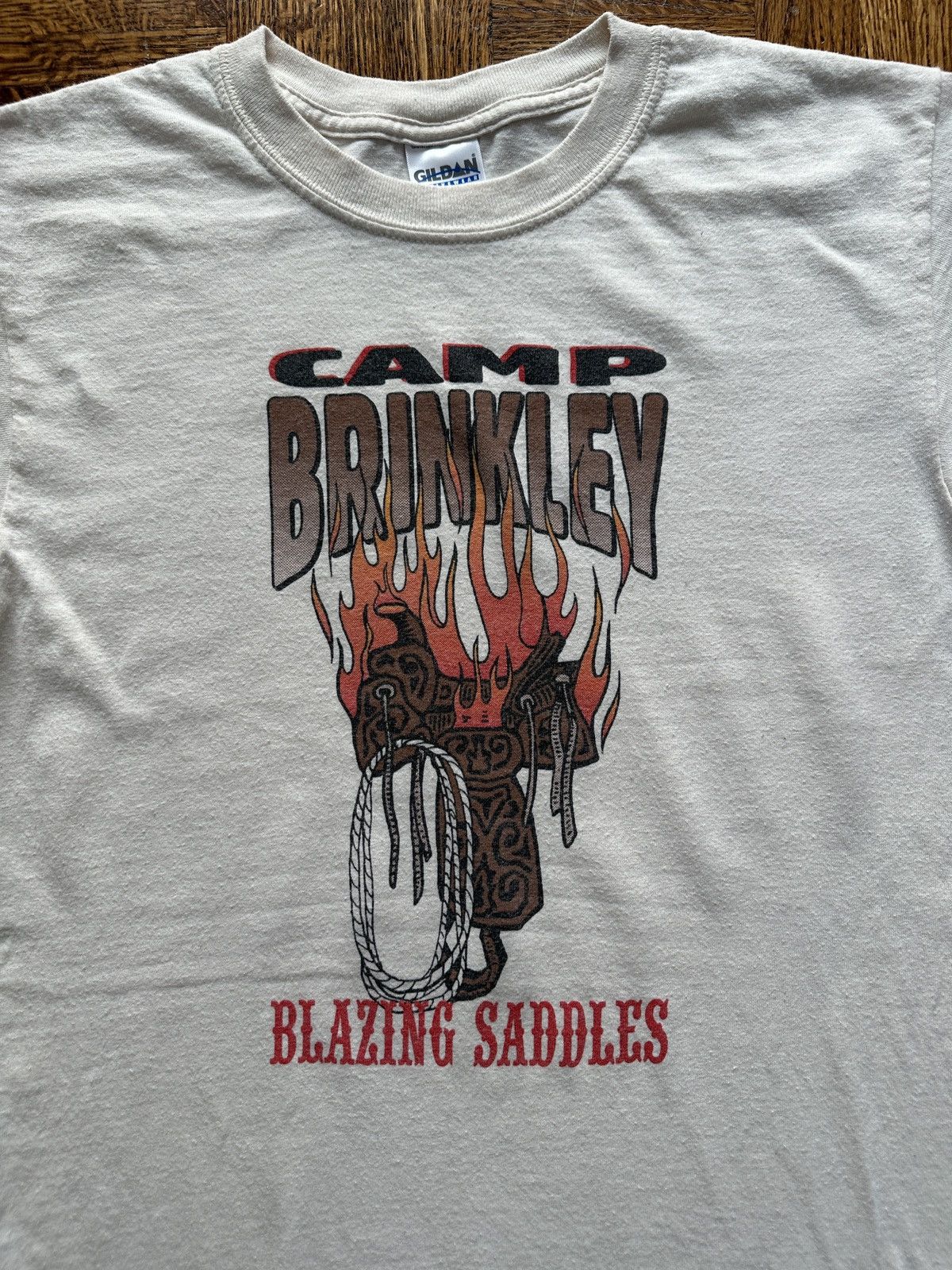 Japanese Brand Vintage Y2K Camp Brinkley Blazing Saddles Graphic Tee Size US S / EU 44-46 / 1 - 2 Thumbnail