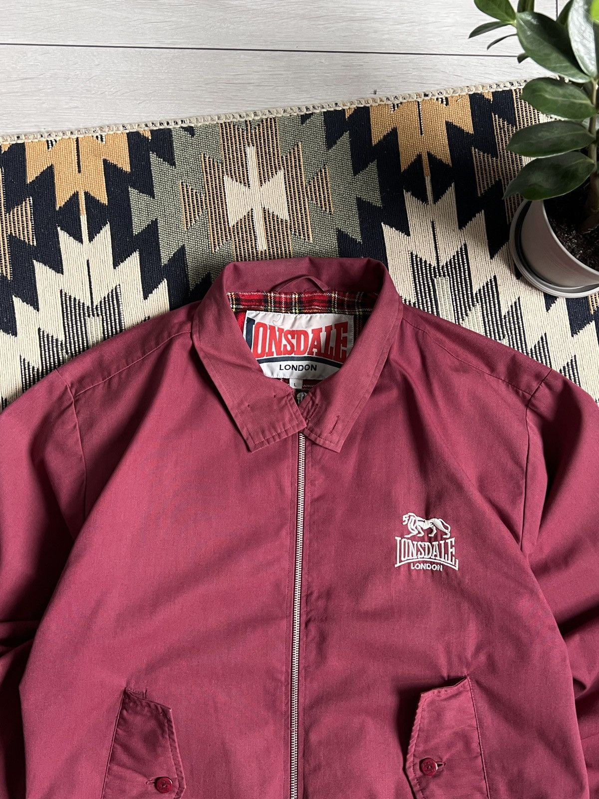 Lonsdale Vintage Lonsdale London Casual Bomber Jacket Size US L / EU 52-54 / 3 - 4 Thumbnail