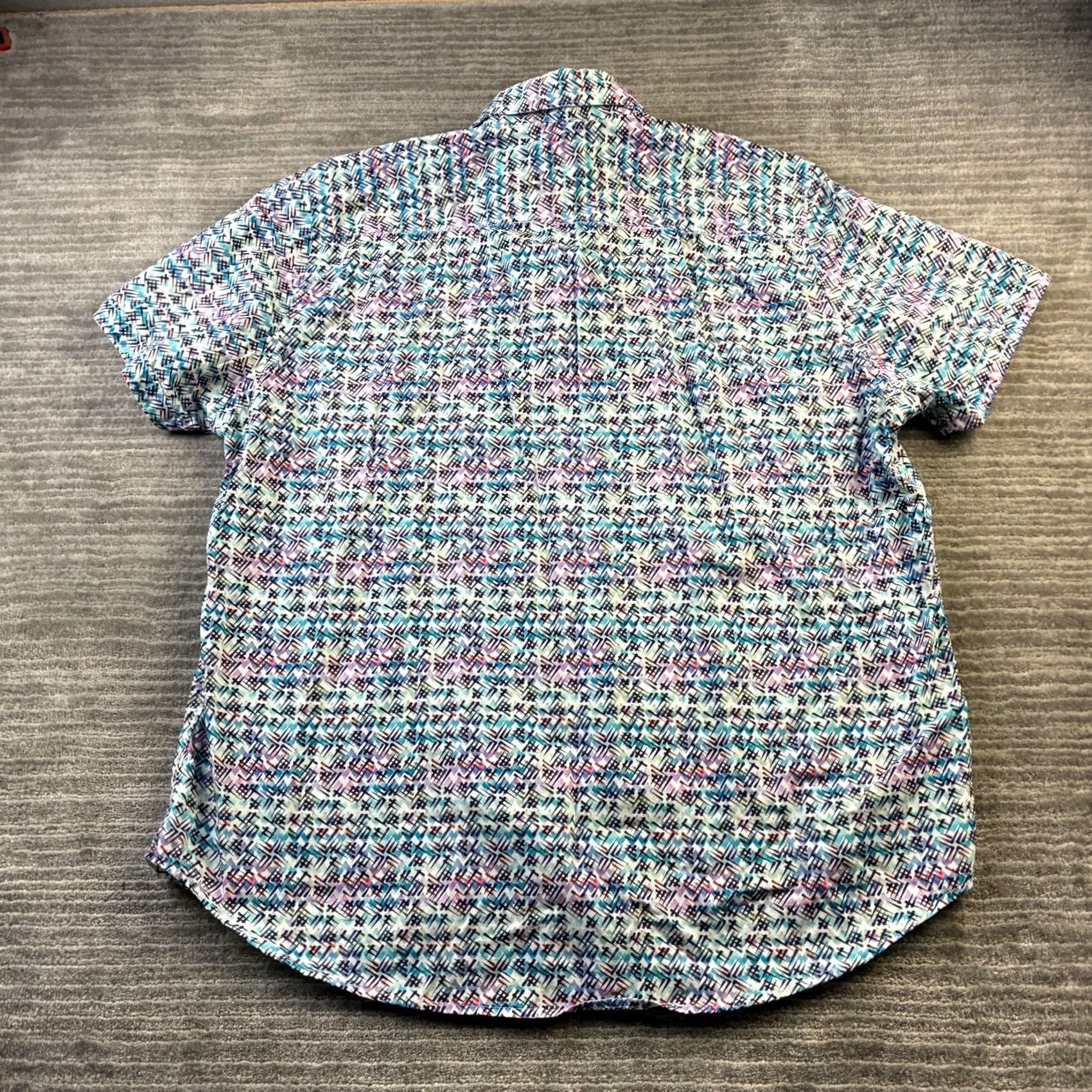 Robert Graham Robert Graham Shirt Mens 2XL XXL Blue Casual Button Up Flip Size US XXL / EU 58 / 5 - 2 Thumbnail