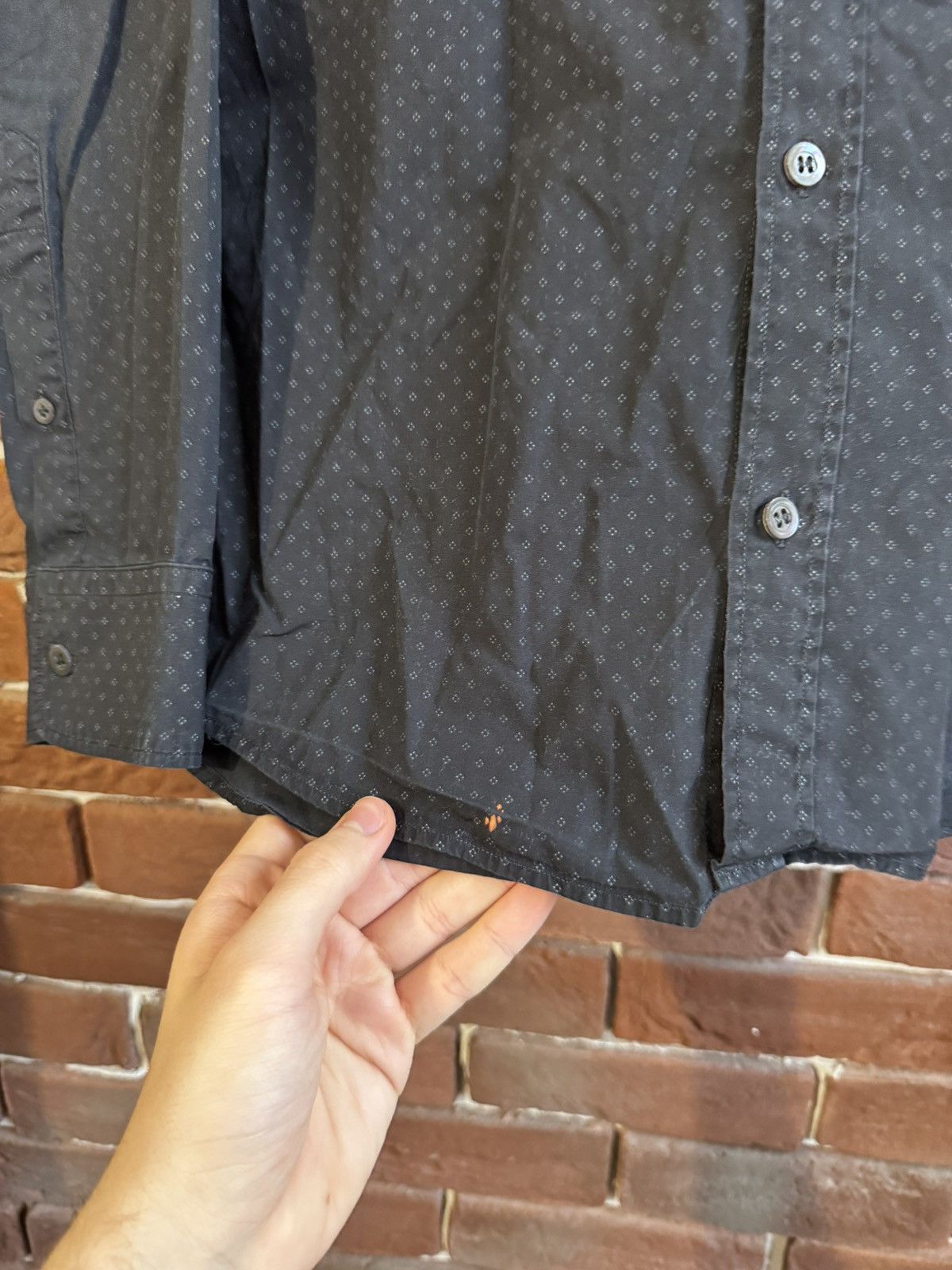 Dries Van Noten Vintage Dries Van Noten Designer Shirt Archive 46 navy Size US S / EU 44-46 / 1 - 4 Thumbnail