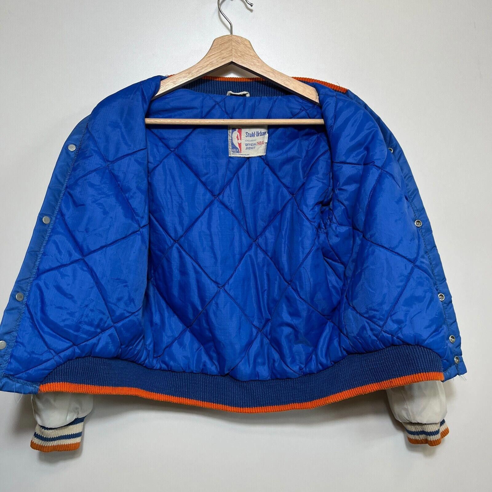 NBA × Vintage Vintage 70s NBA Buffalo Braves Blue Satin Jacket Kids Size Size US XXS / EU 40 - 12 Thumbnail