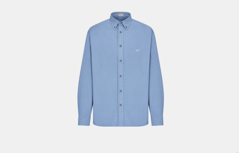 Dior o1w1db10525 413C50 Shirt in Blue Size US S / EU 44-46 / 1 - 1 Thumbnail
