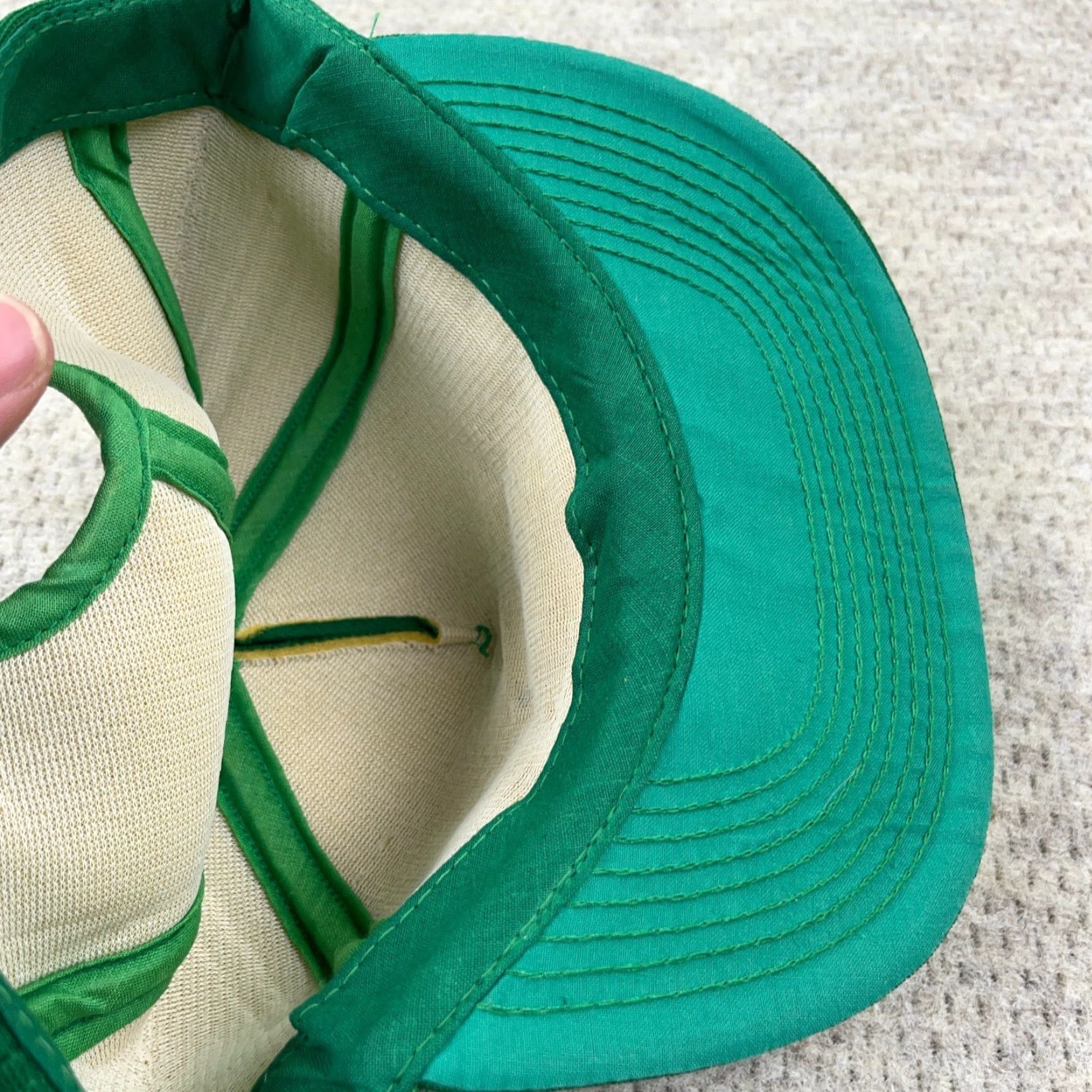 Coal Vintage Trucker Hat Cap 80s 90s Snap Back Mining Green China? Size ONE SIZE - 7 Thumbnail