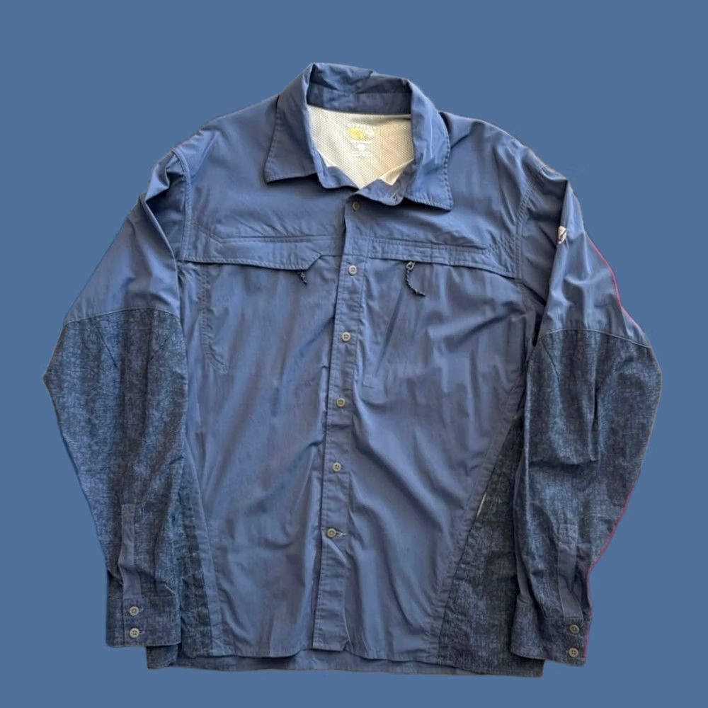 Mountain Hardwear Mountain Hardwear Shirt Mens L Blue Fishing Vented Long Sleeve Quick Dry Size US L / EU 52-54 / 3 - 1 Thumbnail