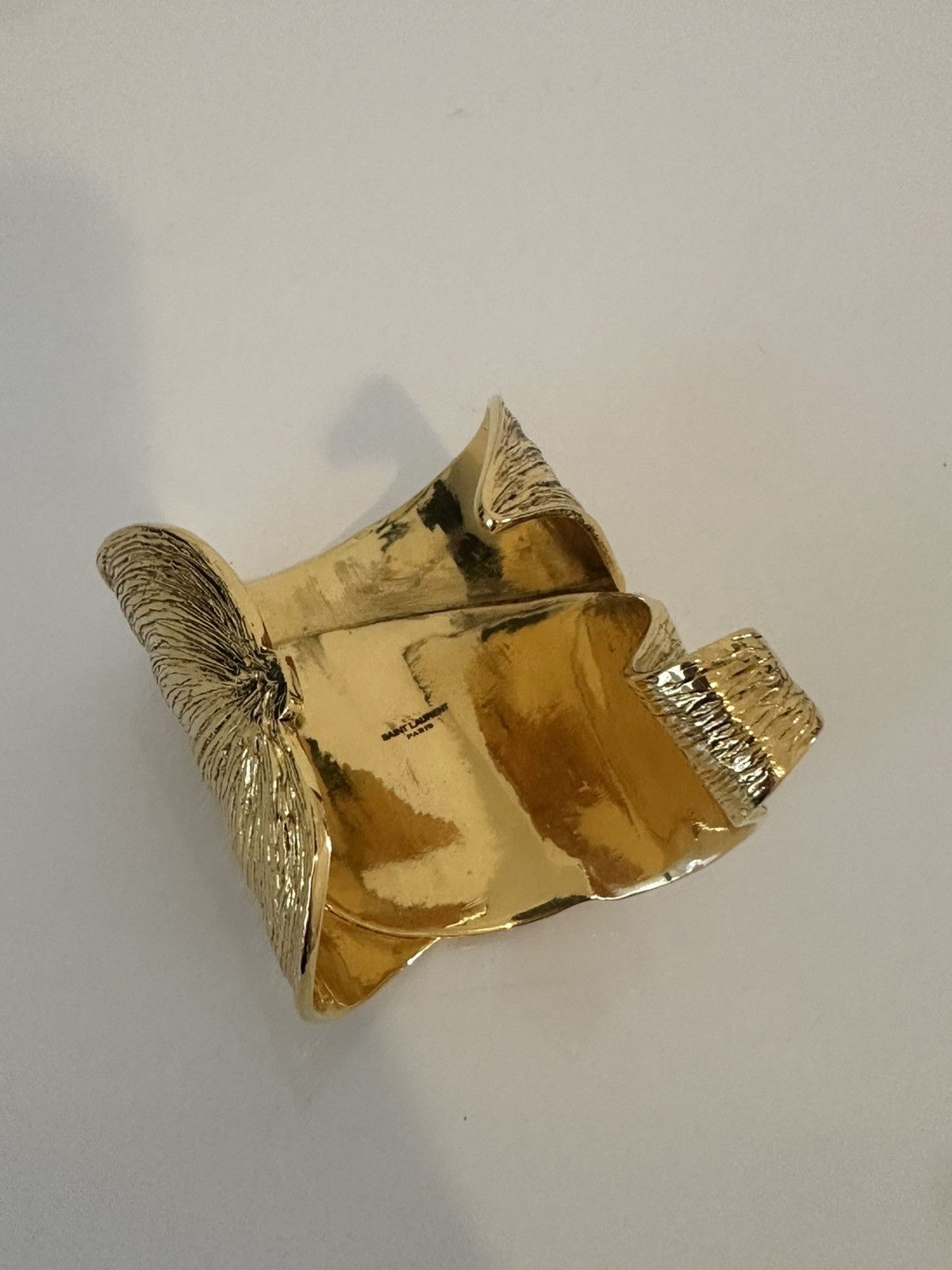 Saint Laurent Paris SAINT LAURENT Leaf polished-finish bracelet Size ONE SIZE - 10 Thumbnail