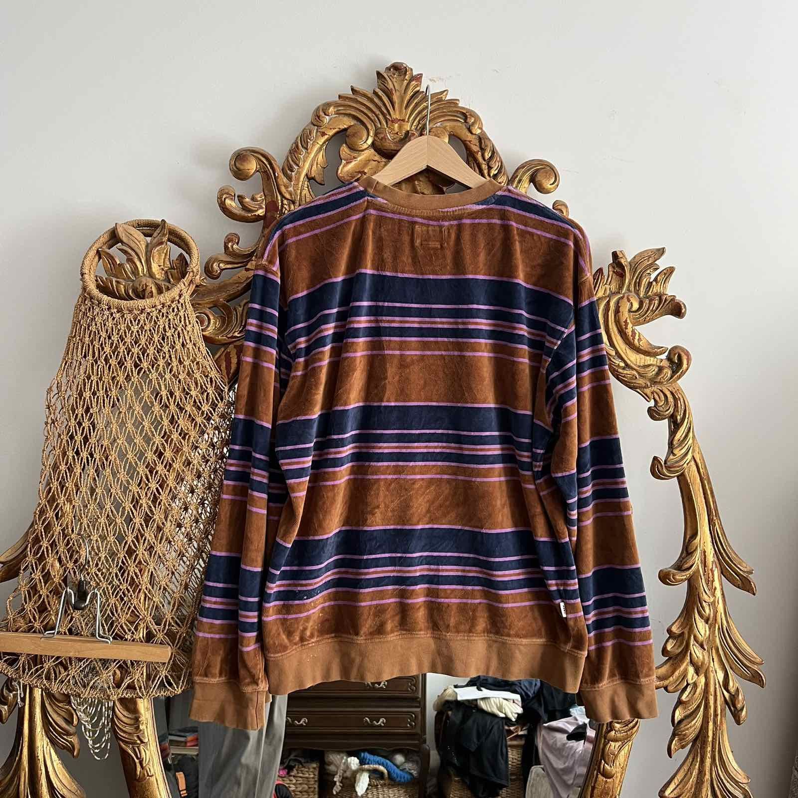 Obey Obey sweatshirt 90s stripes Sz M Size US M / EU 48-50 / 2 - 2 Thumbnail
