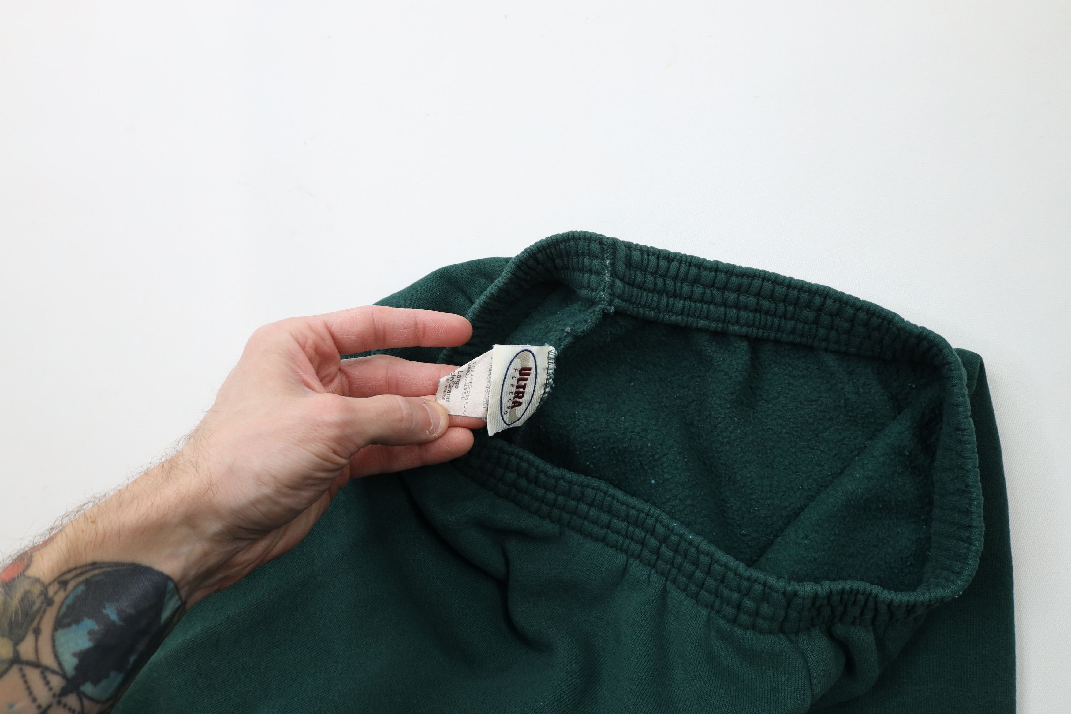Vintage Vintage 90s Streetwear Sweatpants Joggers Hunter Green USA Size US 36 / EU 52 - 7 Thumbnail