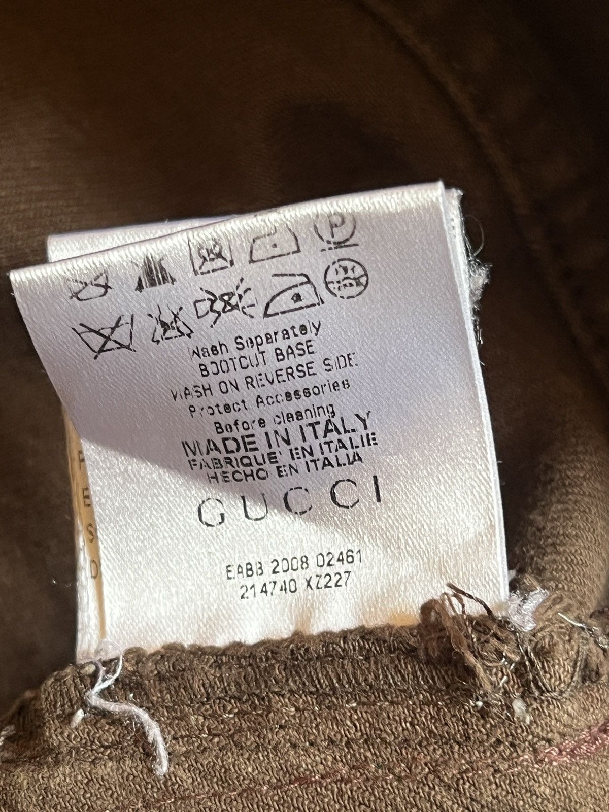 Gucci 2000s rare gucci boot cut jeans by tom ford archival Size 32" / US 10 / IT 46 - 11 Thumbnail