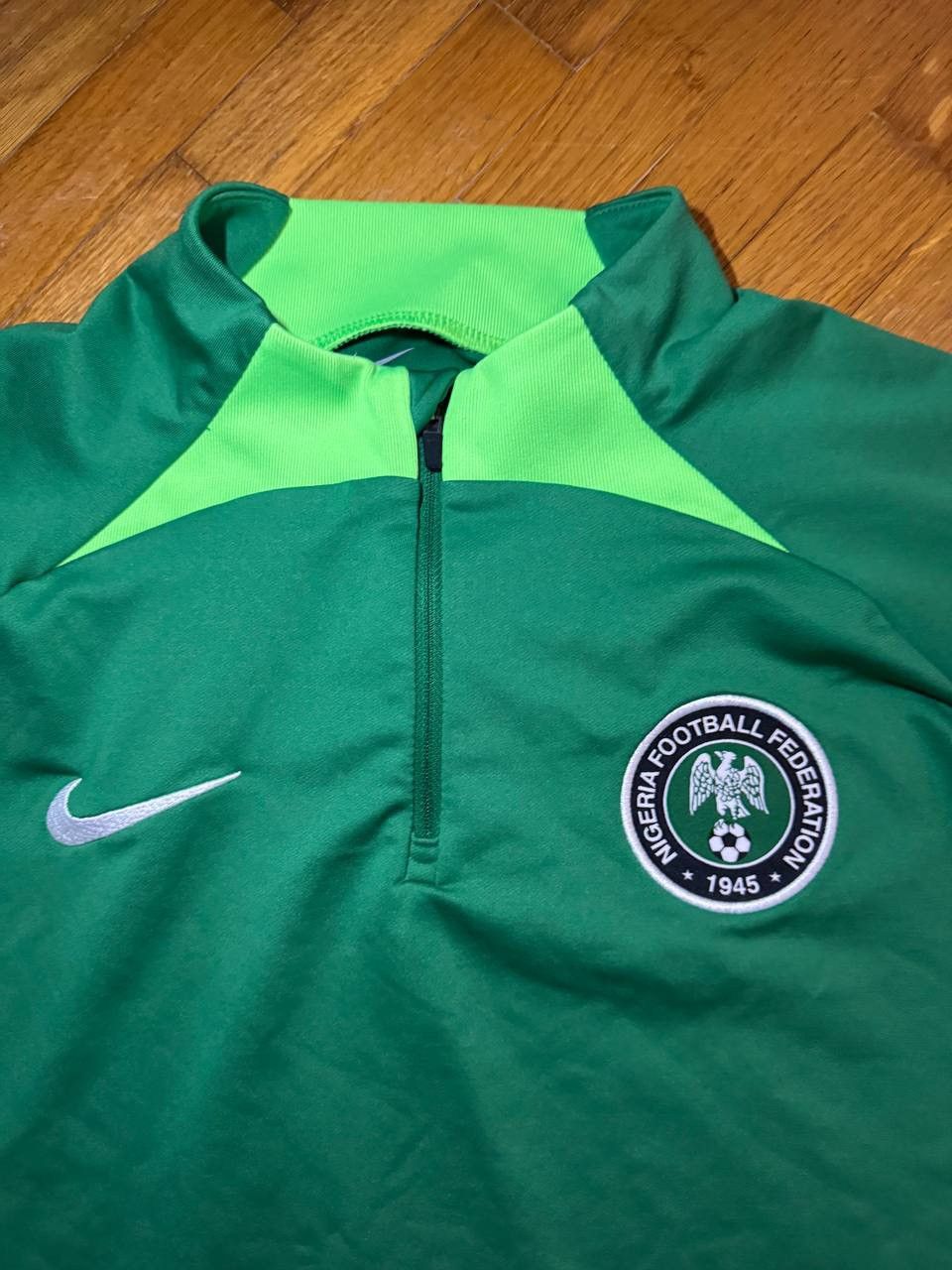 Nike Nike Nigeria long sleeve training top jersey Size US L / EU 52-54 / 3 - 3 Thumbnail