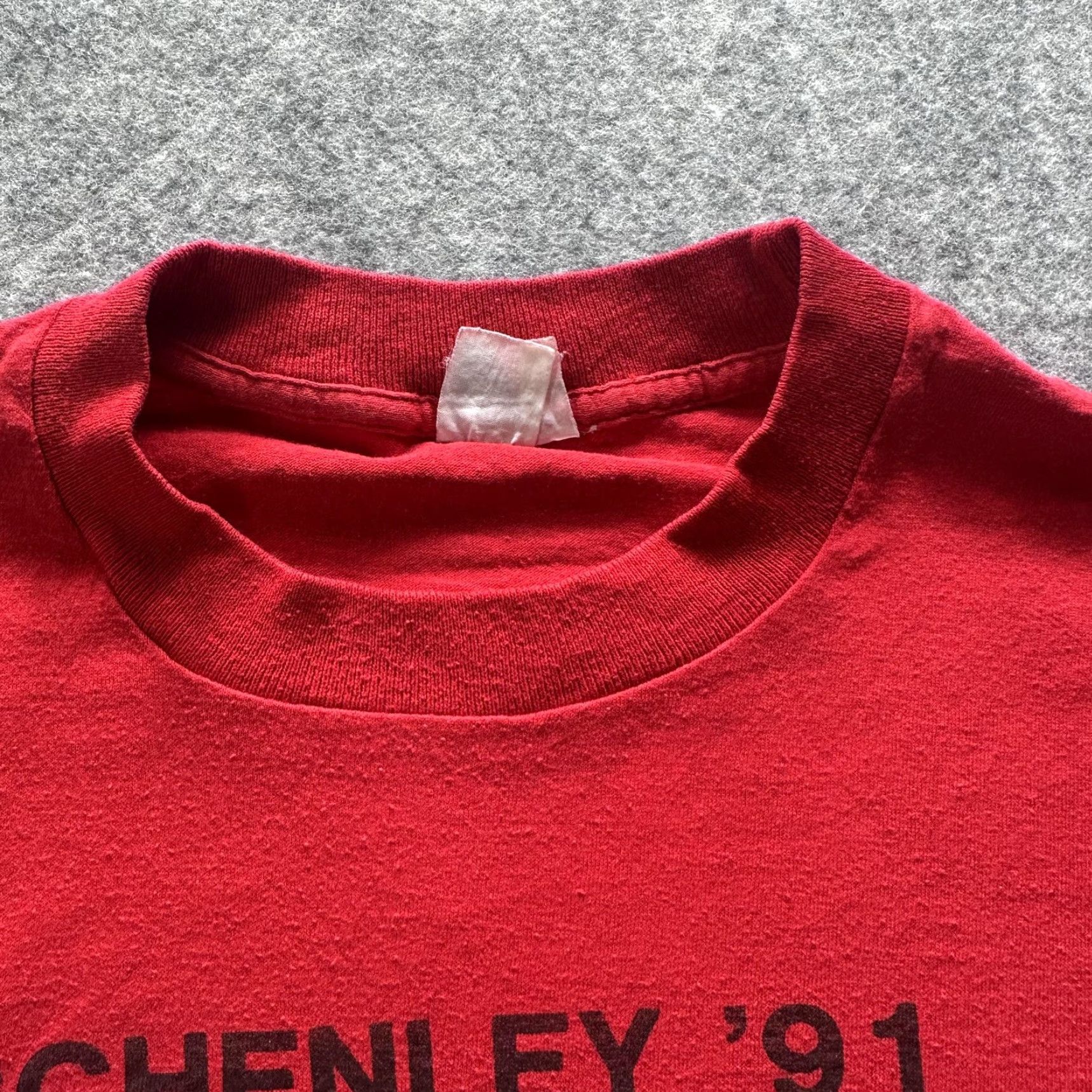 Vintage VINTAGE Schenley '91 All Night Strut Shirt Mens Large Red Graphic 90s 1991 SS Size US L / EU 52-54 / 3 - 4 Thumbnail