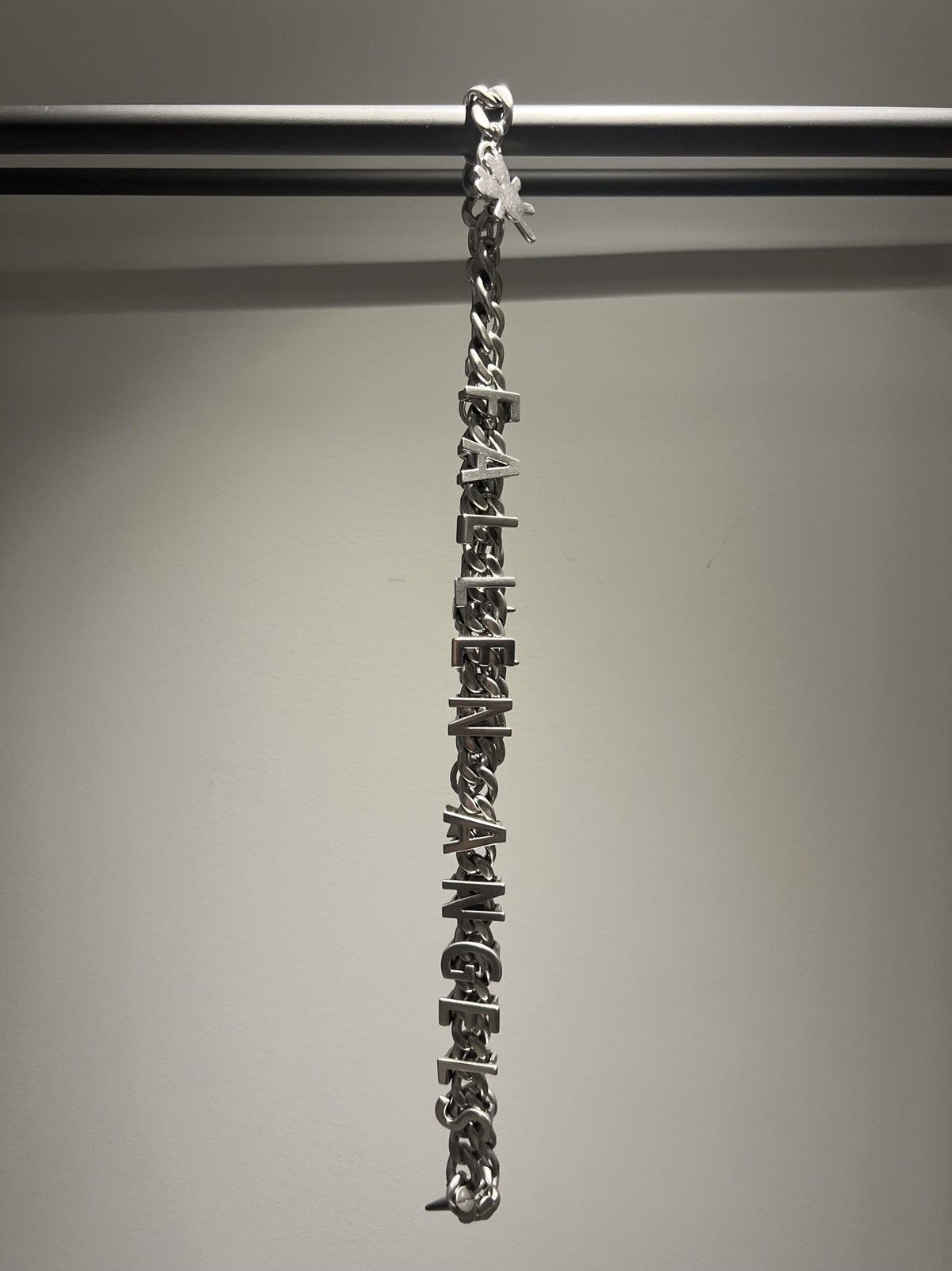 Marc Jacobs HEAVEN “FALLEN ANGELS” SILVER CUBAN CHAIN | Grailed