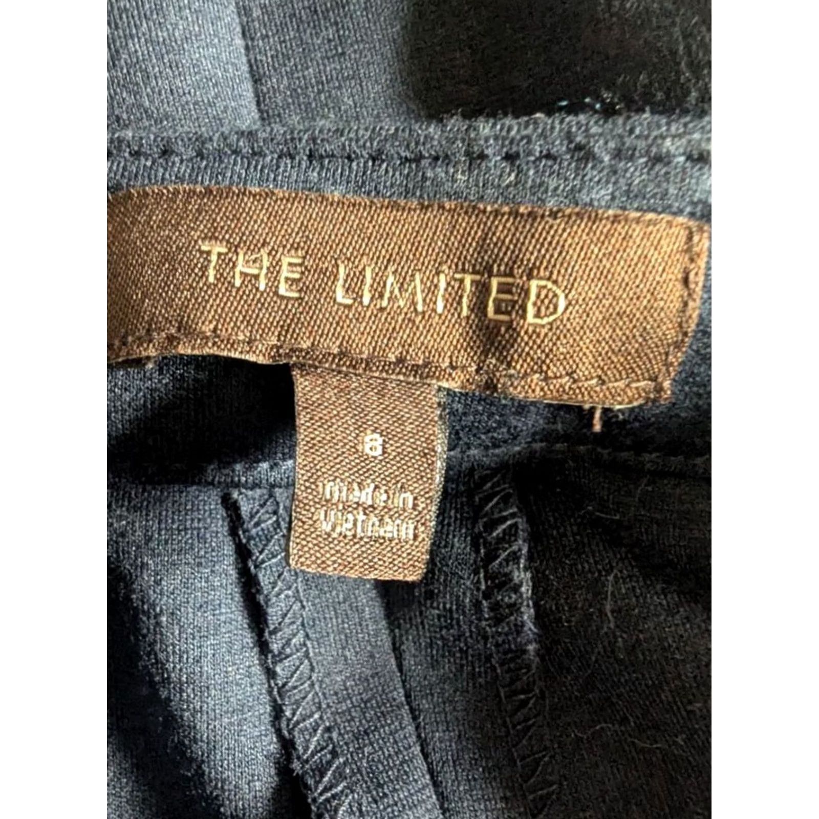 Vintage The Limited Skirt Womens 8 Blue Navy Pencil Stretch Gold Buttons Sailor Chic Office EUC Size 30" / US 8 / IT 44 - 4 Thumbnail