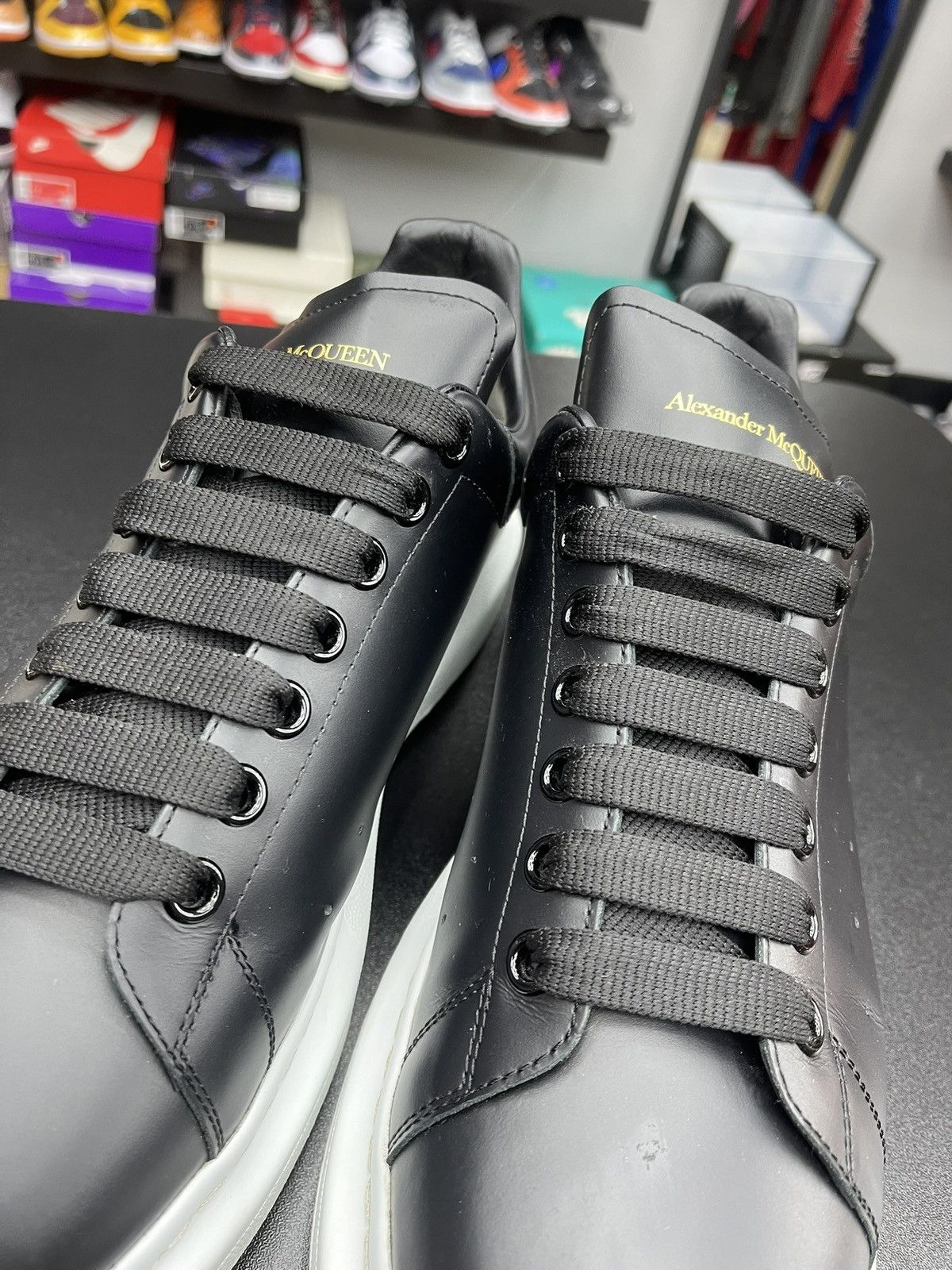 Alexander McQueen Size 13US/46EU - Alexander McQueen Oversized Black Size US 13 / EU 46 - 6 Thumbnail