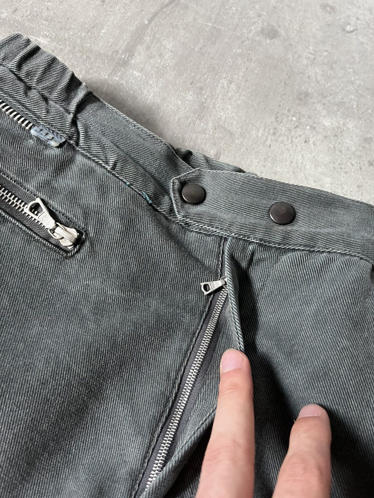 Dries Van Noten Dries Van Noten Biker moto khaki pants A/W 14 Size US 32 / EU 48 - 9 Thumbnail